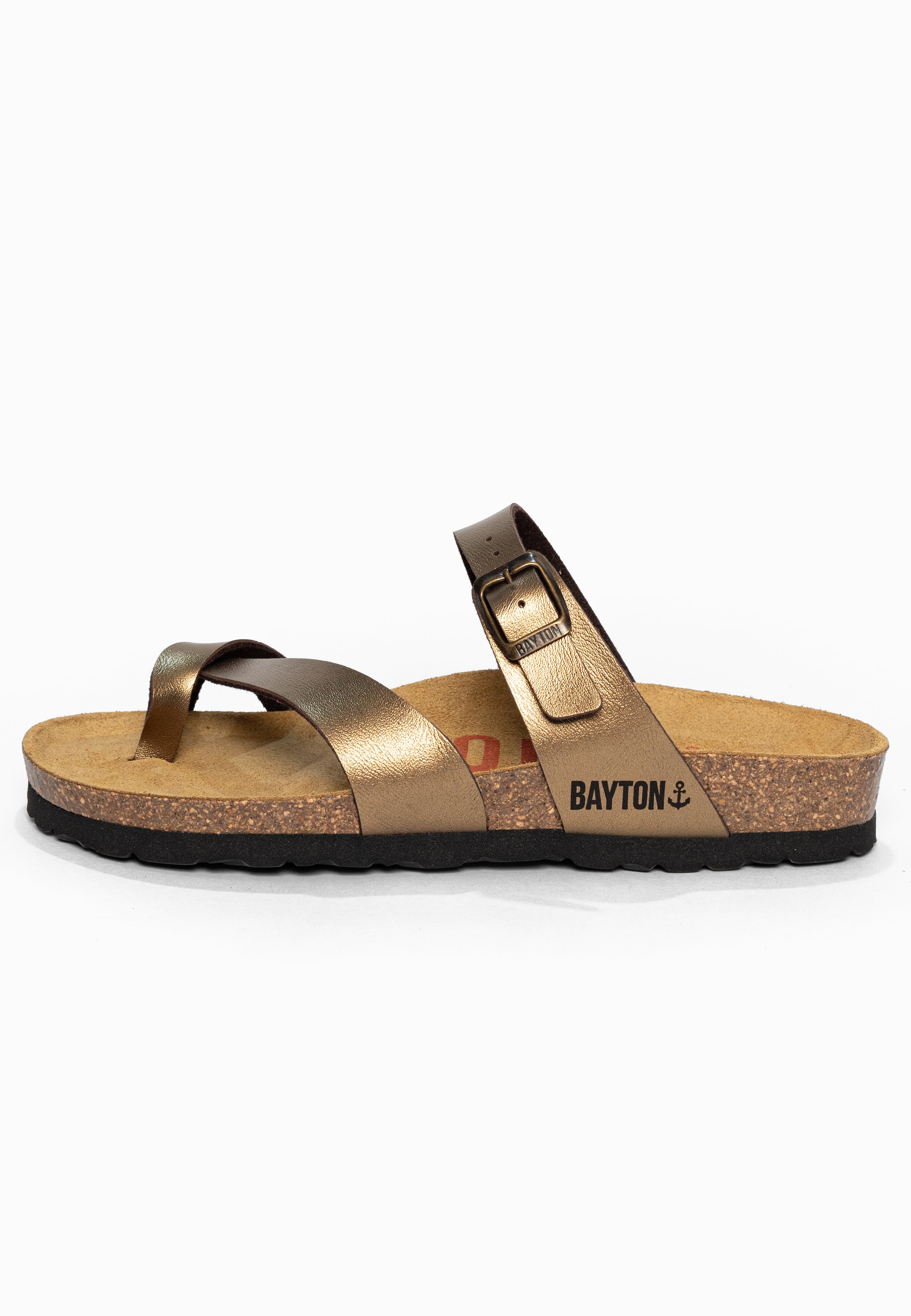 Sandales à Entre-doigts Diane Bronze Bayton pour Femme