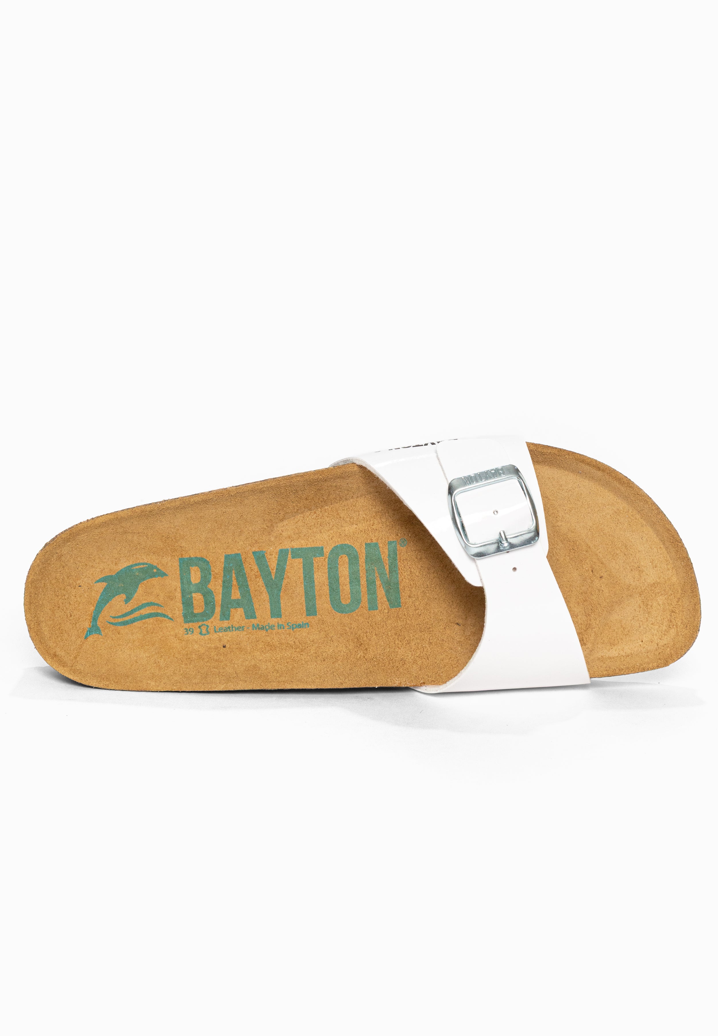 Sandales 1 Bride Zephyr Blanc Bayton pour Femme