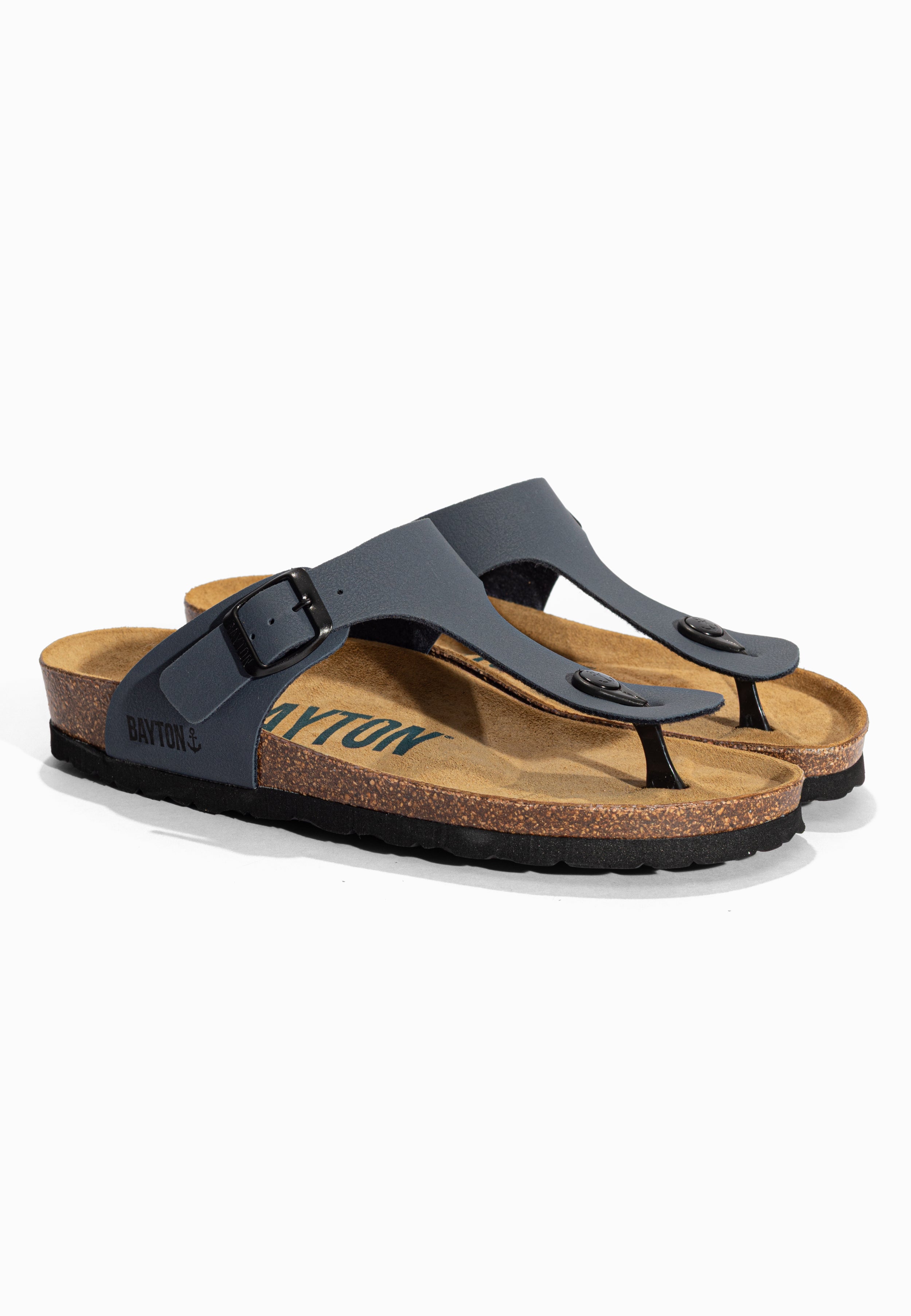 Sandales à Entre-doigts Mercure Bleu marine Bayton pour Homme