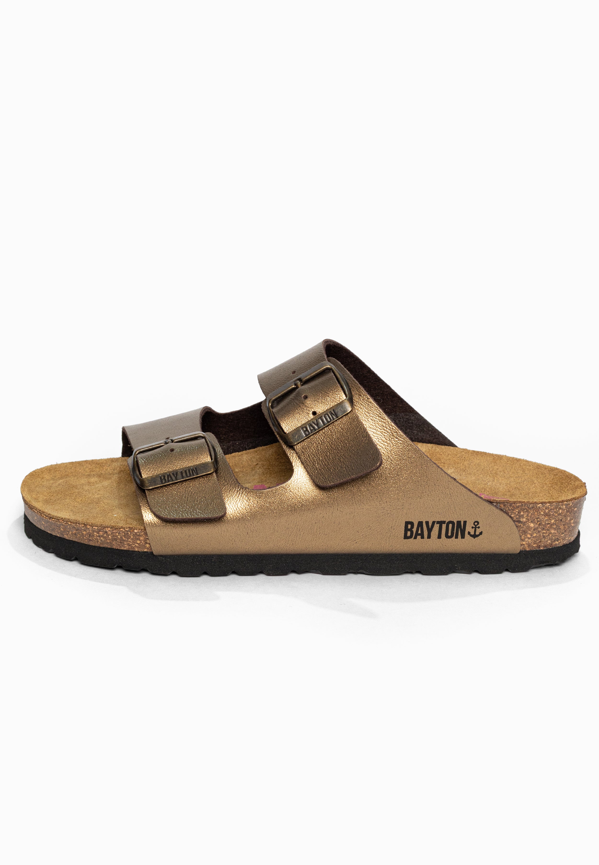 Sandales 2 Brides Atlas Bronze Bayton pour Femme