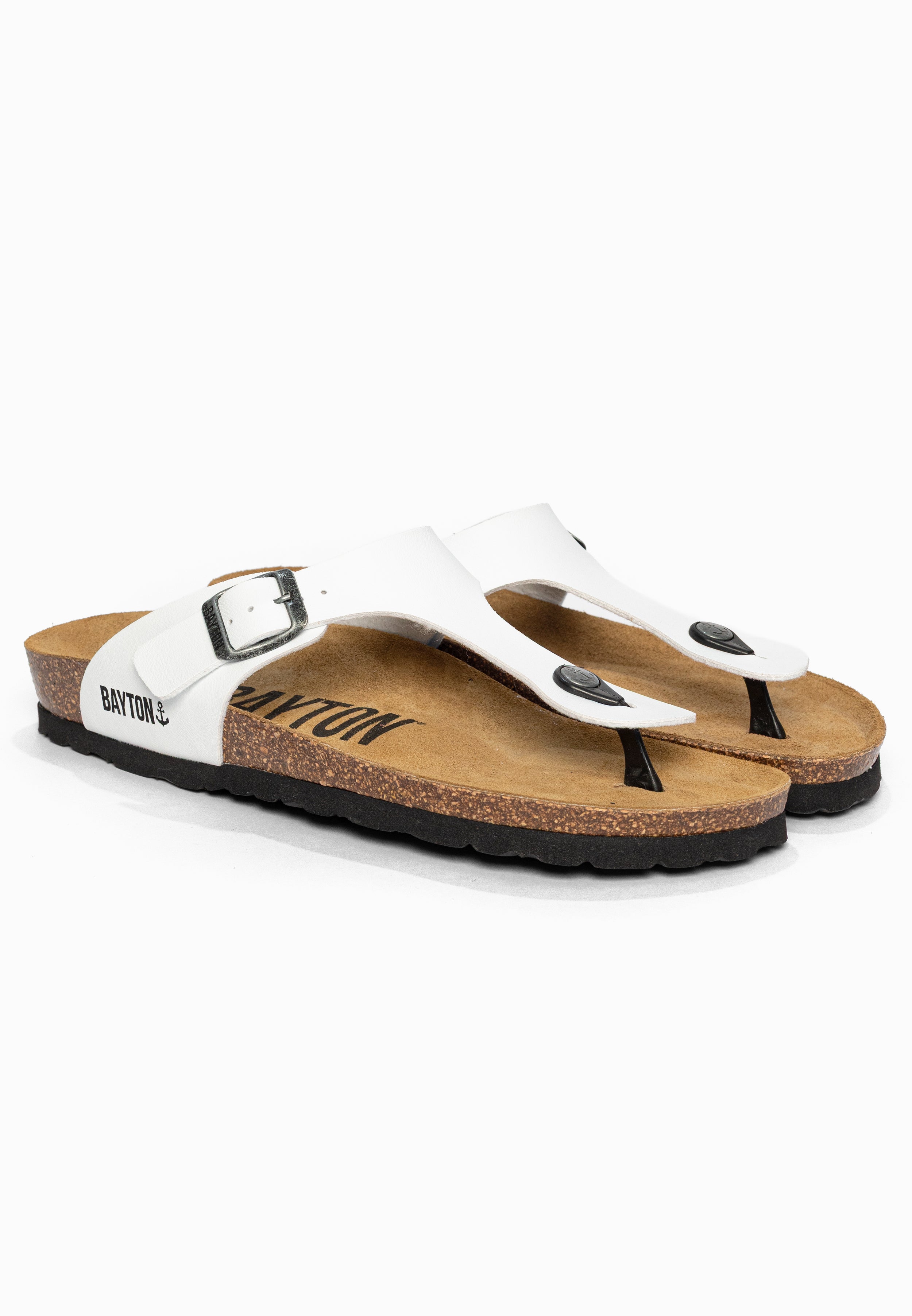 Sandales à Entre-doigts Mercure Blanc Bayton pour Homme