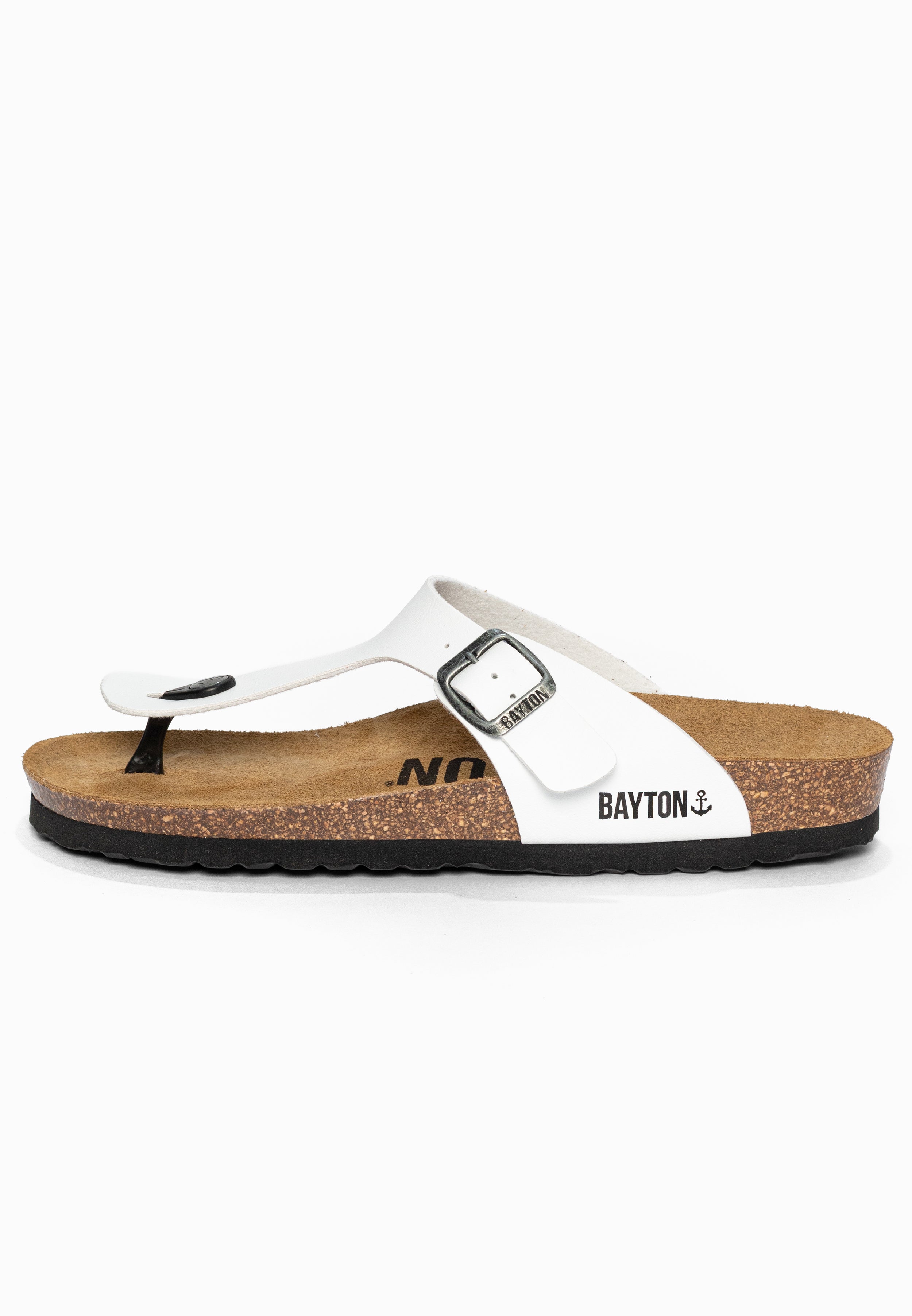 Sandales à Entre-doigts Mercure Blanc Bayton pour Homme