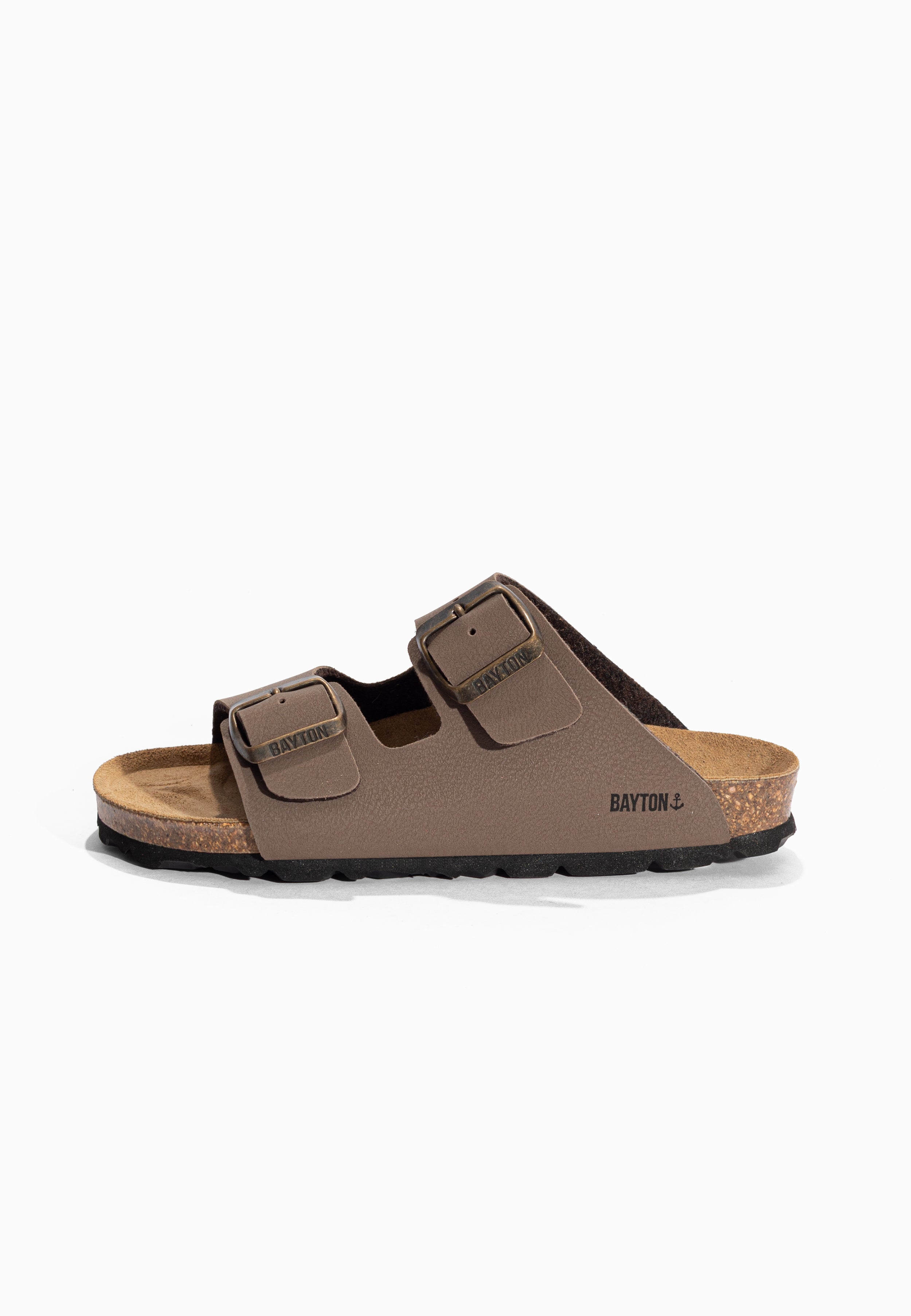 Sandales 2 Brides Atlas Taupe Bayton pour Enfant
