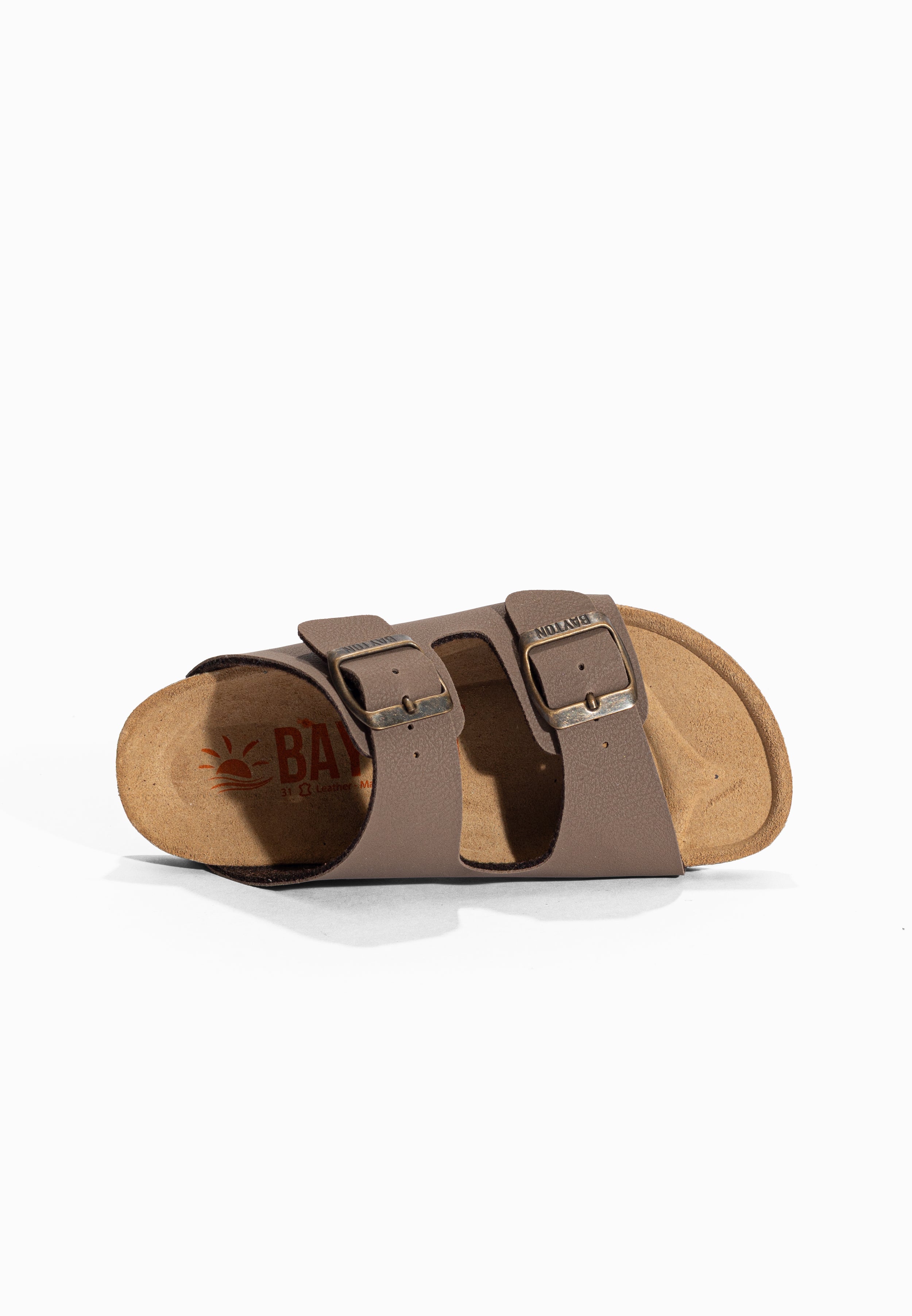 Sandales 2 Brides Atlas Taupe Bayton pour Enfant