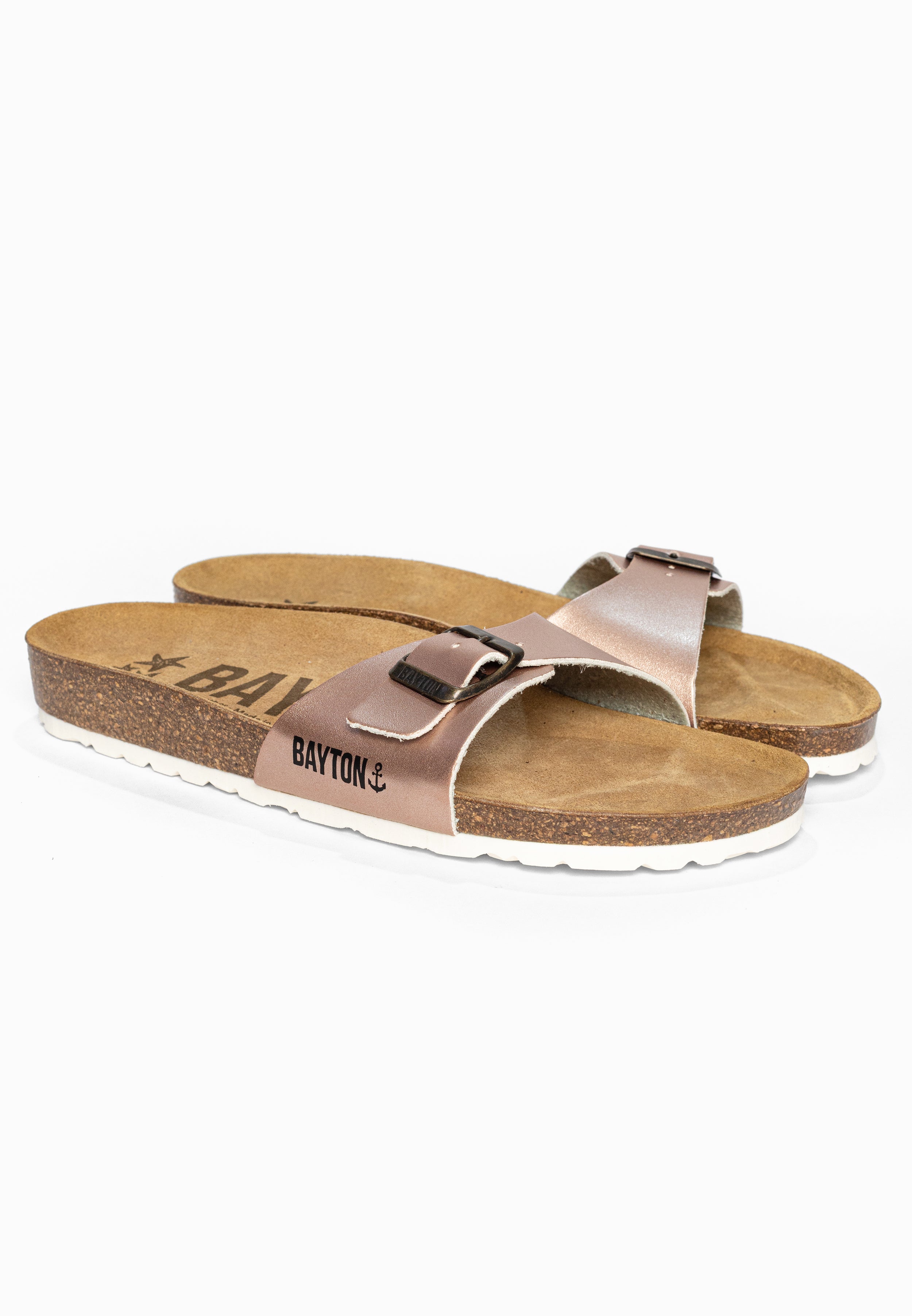 Sandales 1 Bride Zephyr Rose gold Bayton pour Femme
