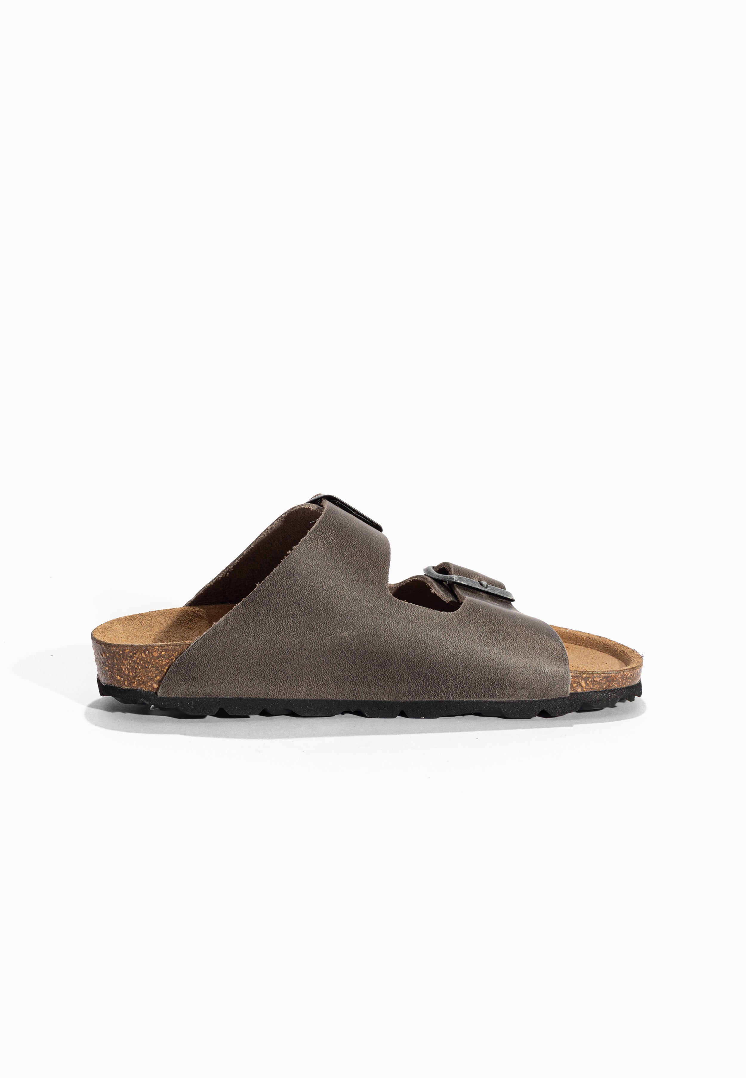 Sandales 2 Brides Atlas Anthracite en Cuir Bayton pour Enfant