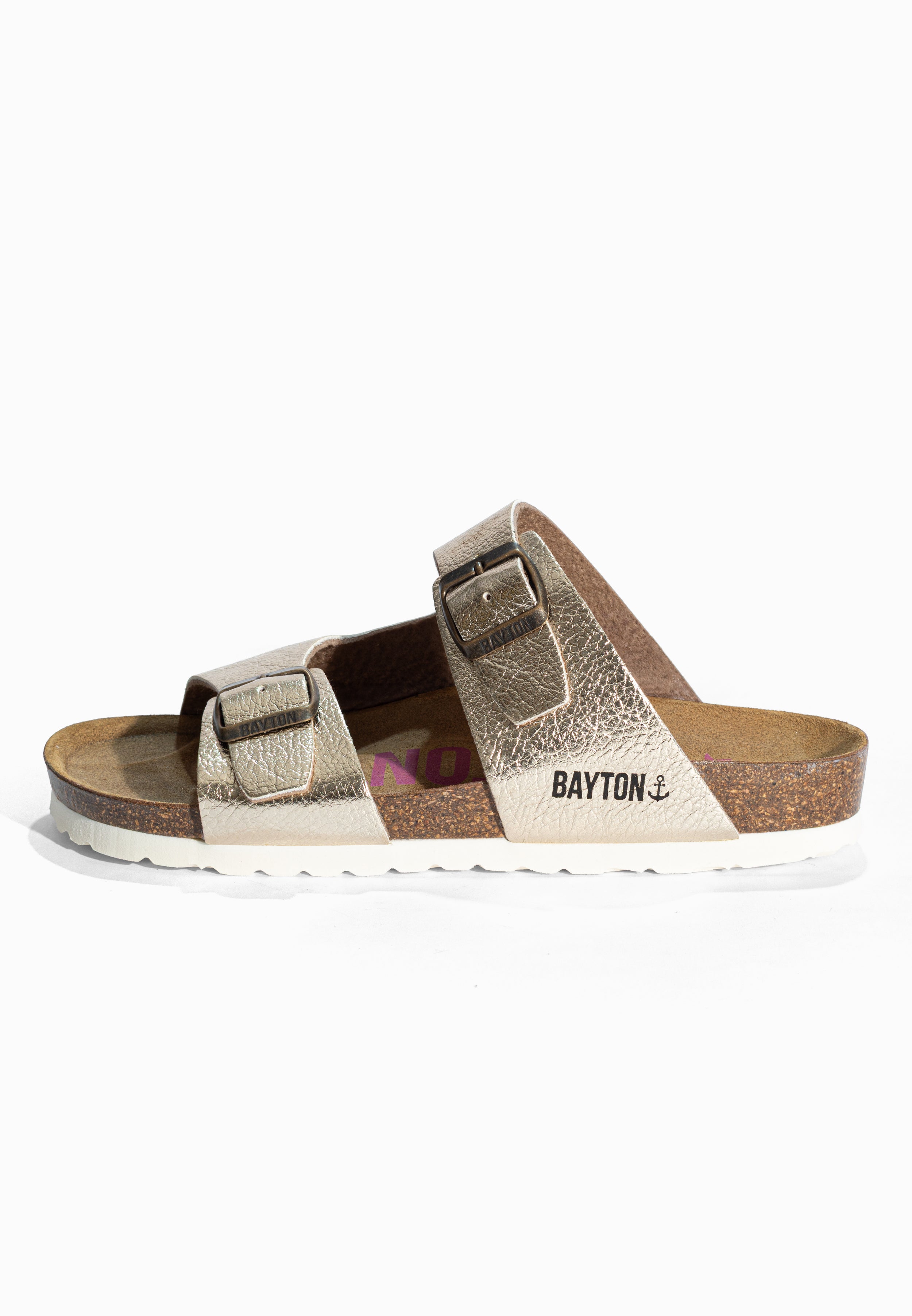 Sandales 2 Brides Ilithyie Or Bayton pour Femme