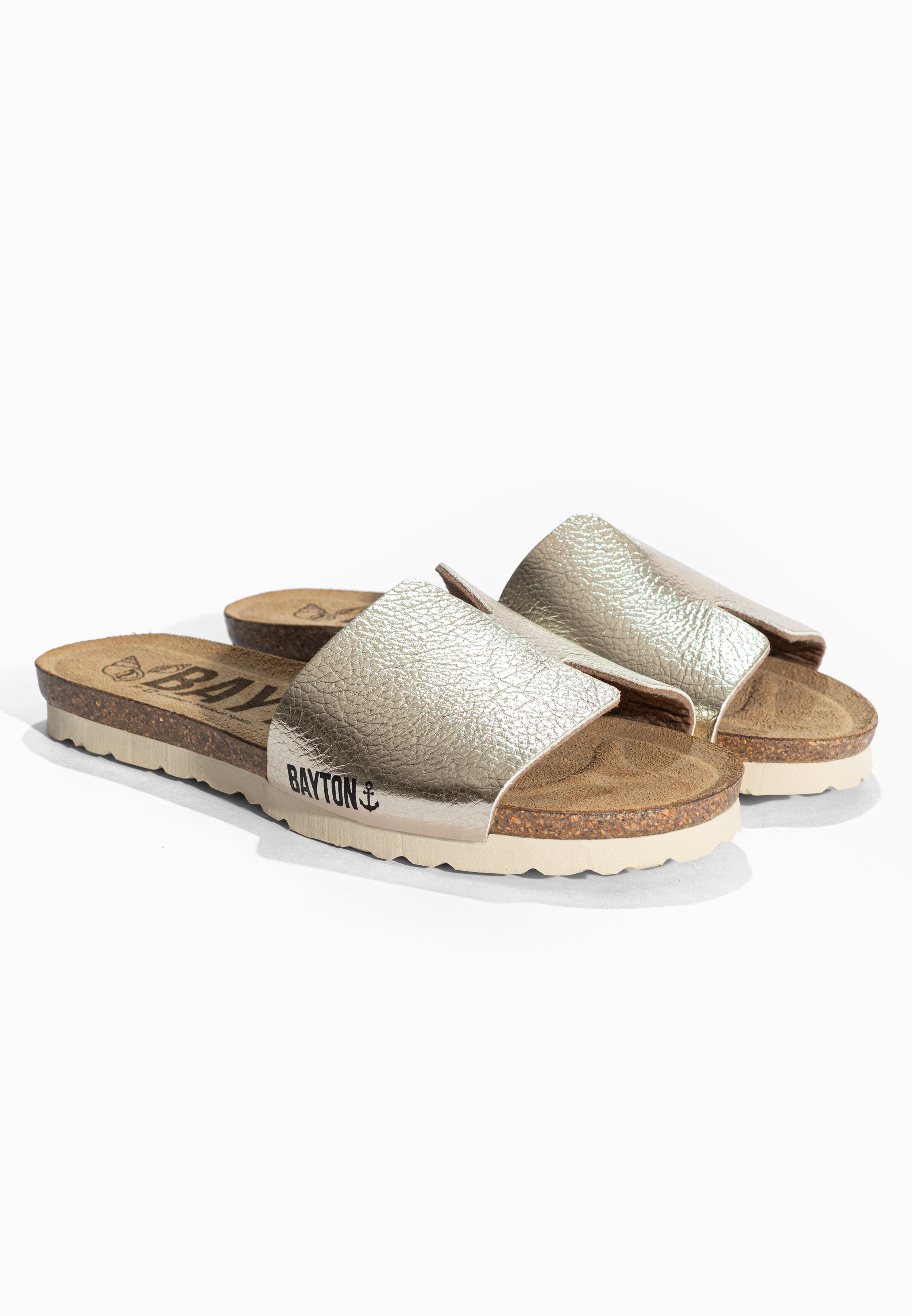 Sandales 1 Bride Djilian Slim Or Bayton pour Femme