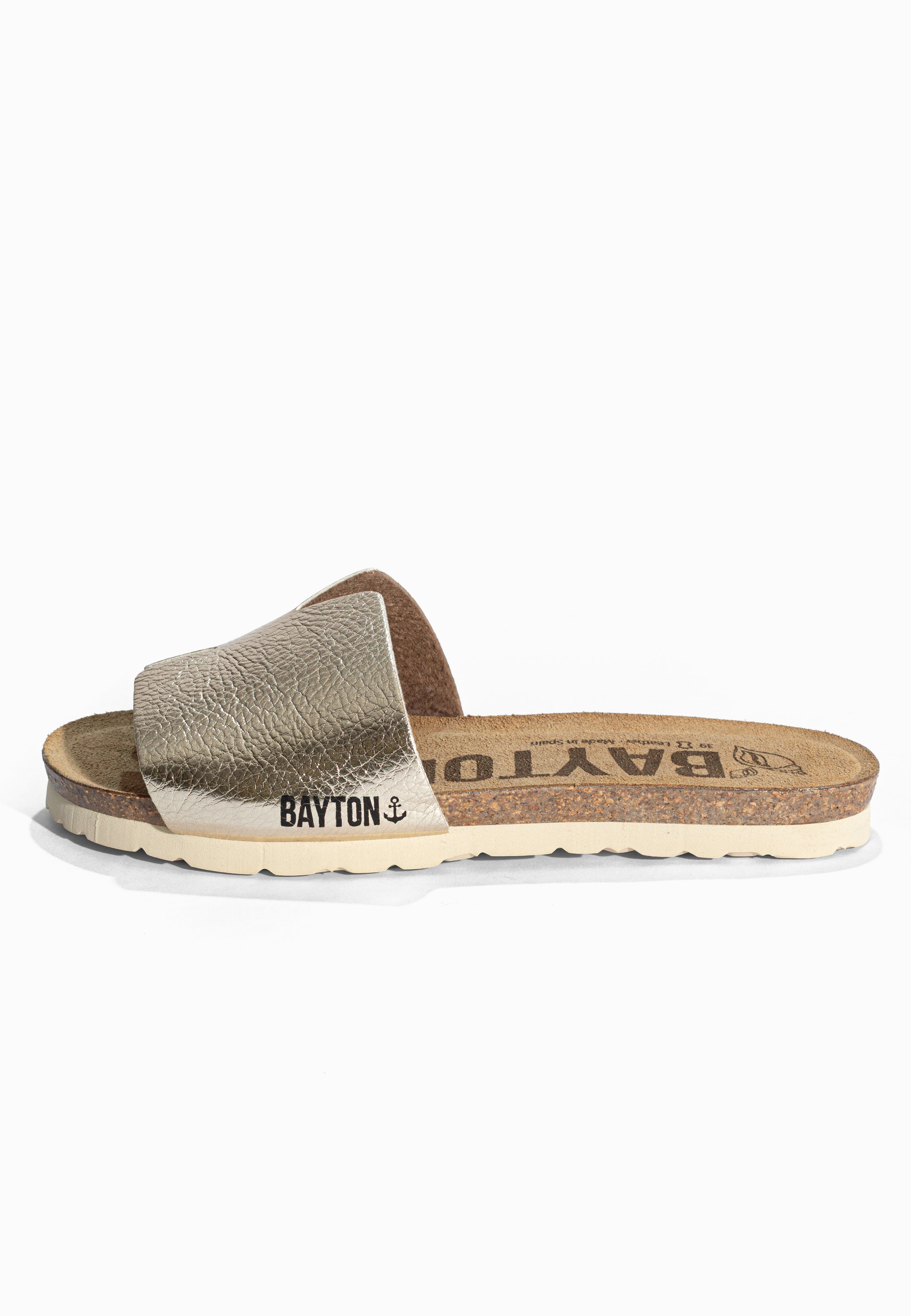 Sandales 1 Bride Djilian Slim Or Bayton pour Femme