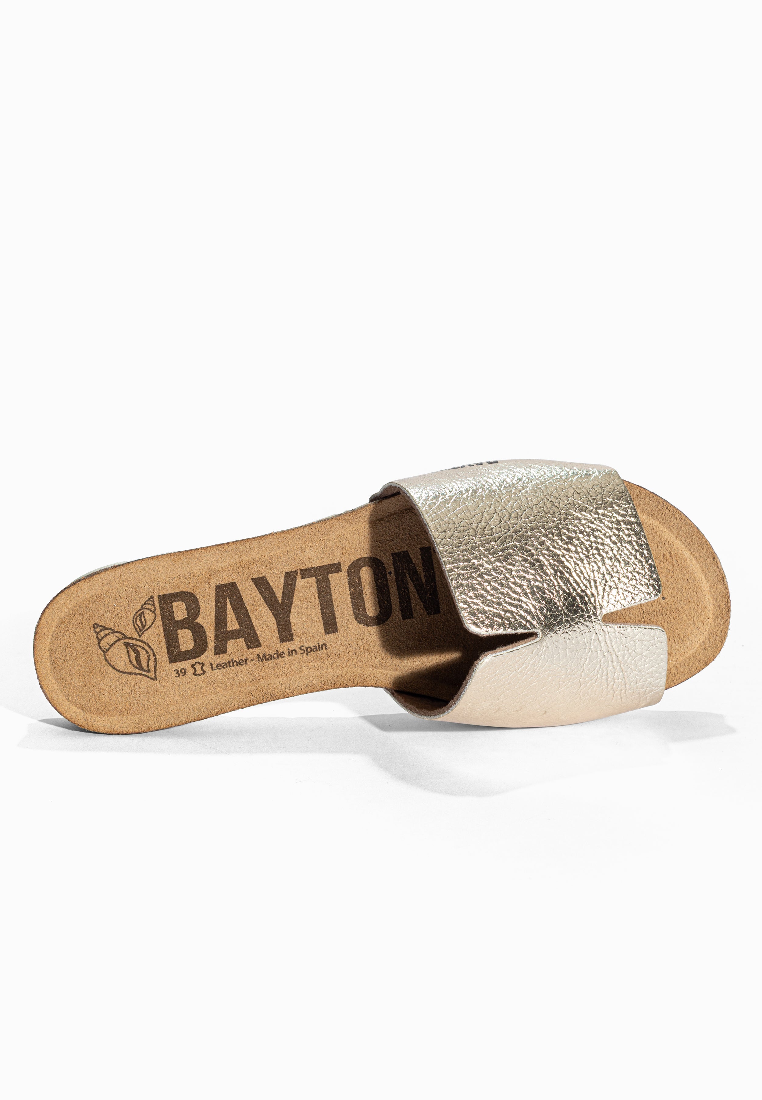 Sandales 1 Bride Djilian Slim Or Bayton pour Femme