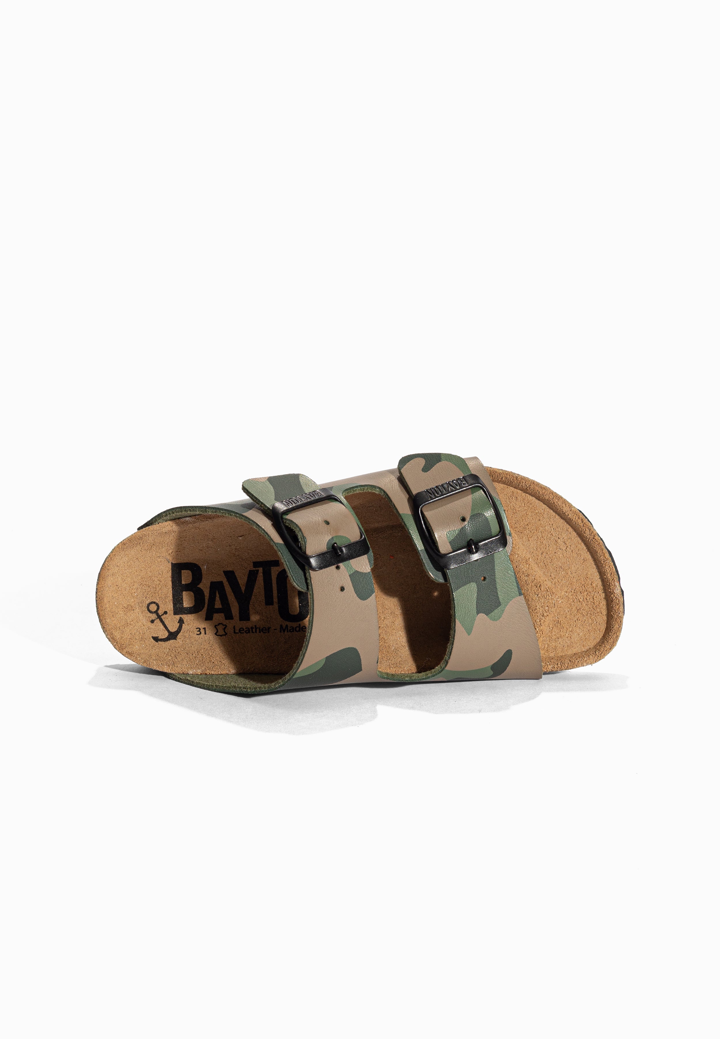 Sandales 2 Brides Atlas Kaki camouflage Bayton pour Enfant