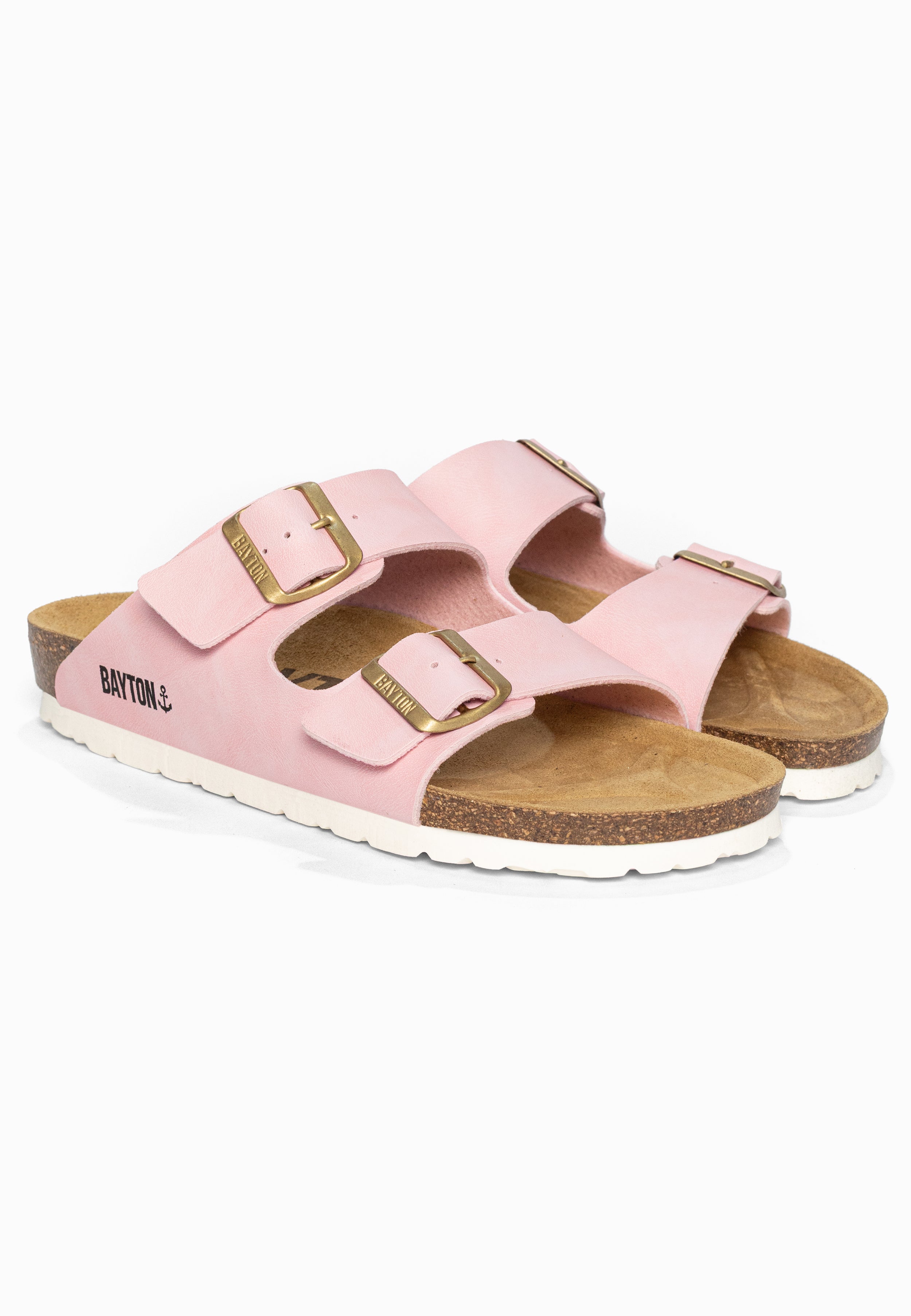 Sandales 2 Brides Atlas Rose Bayton pour Femme