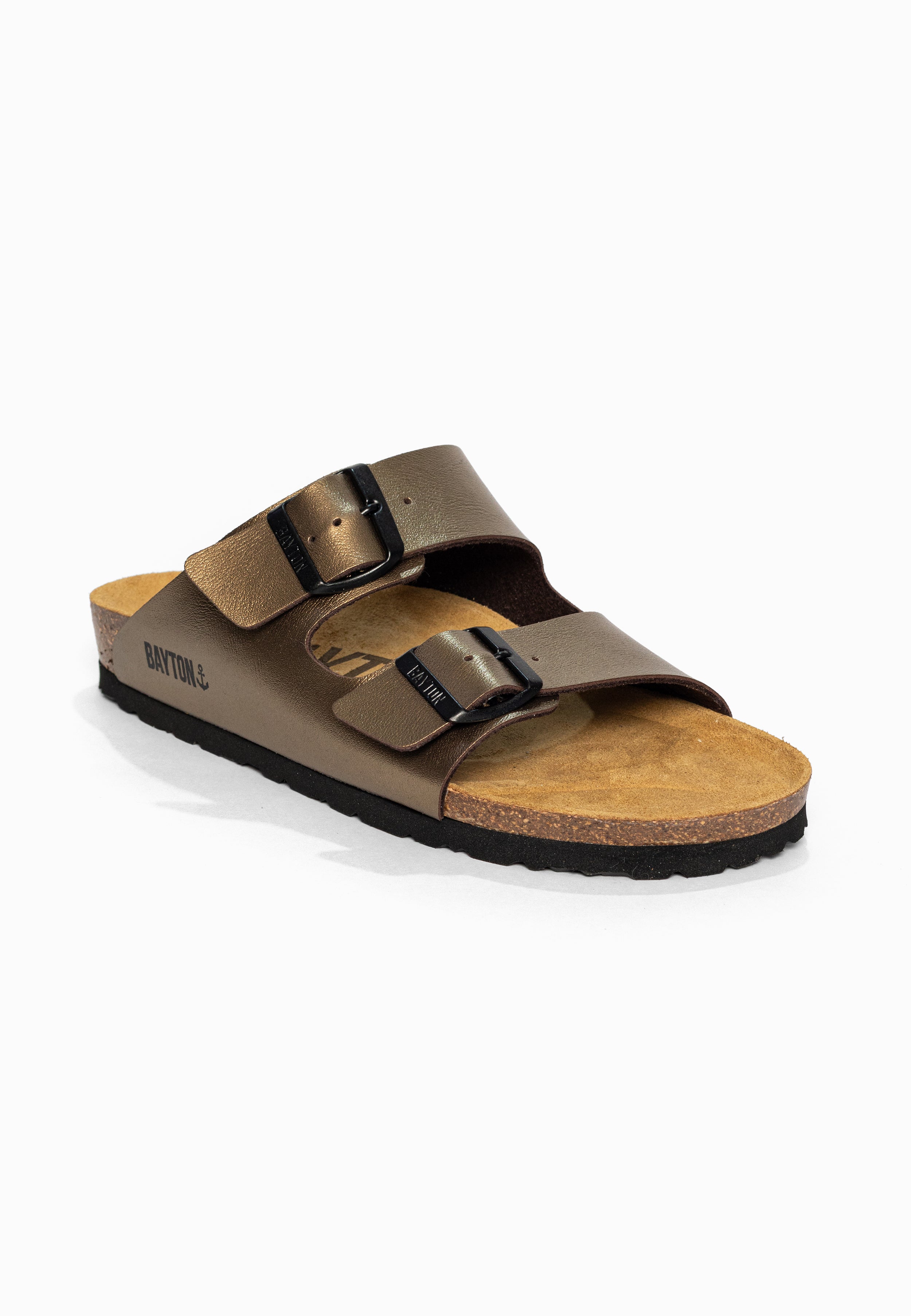 Sandales 2 Brides Atlas Bronze Bayton pour Femme