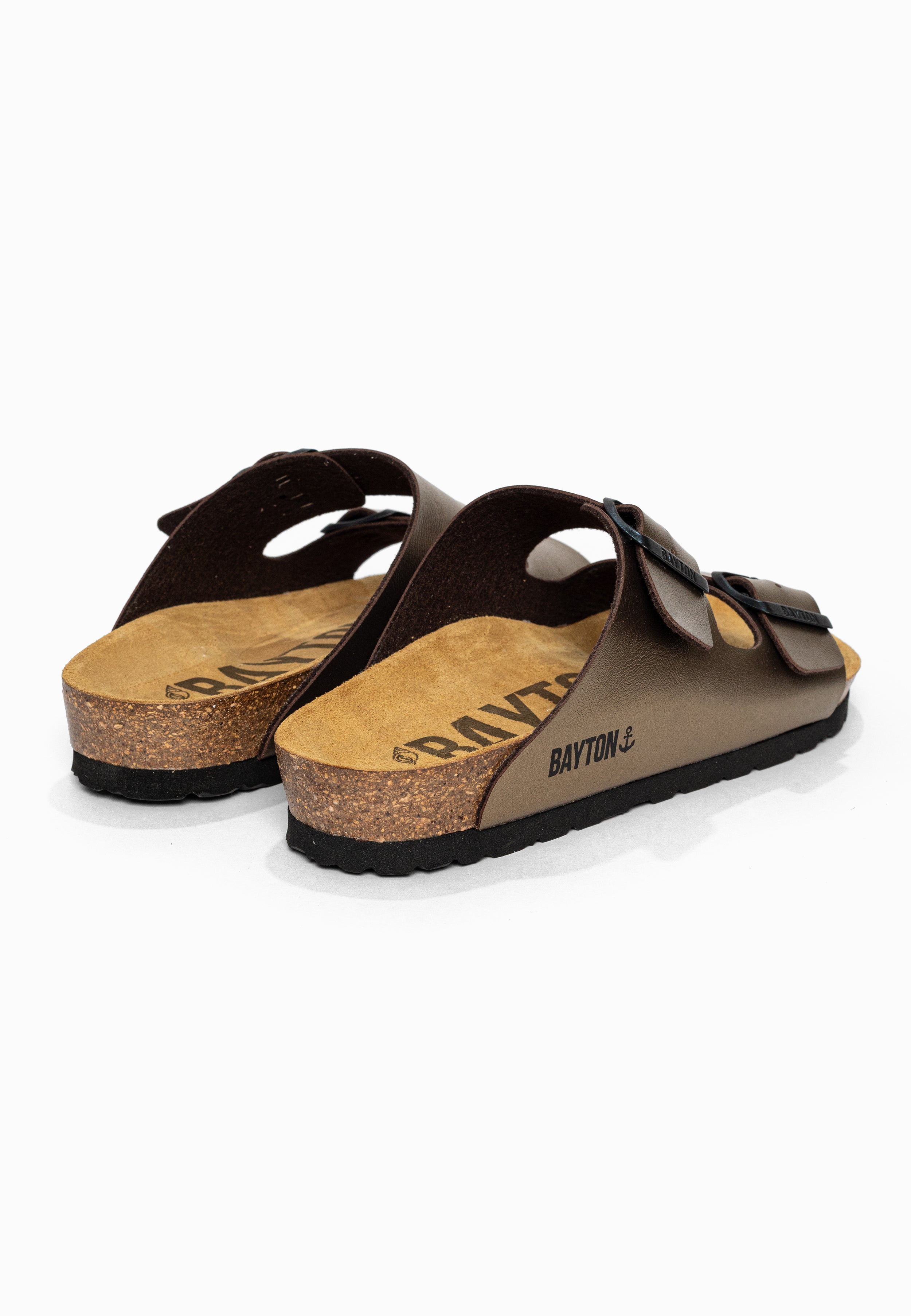 Sandales 2 Brides Atlas Bronze Bayton pour Femme
