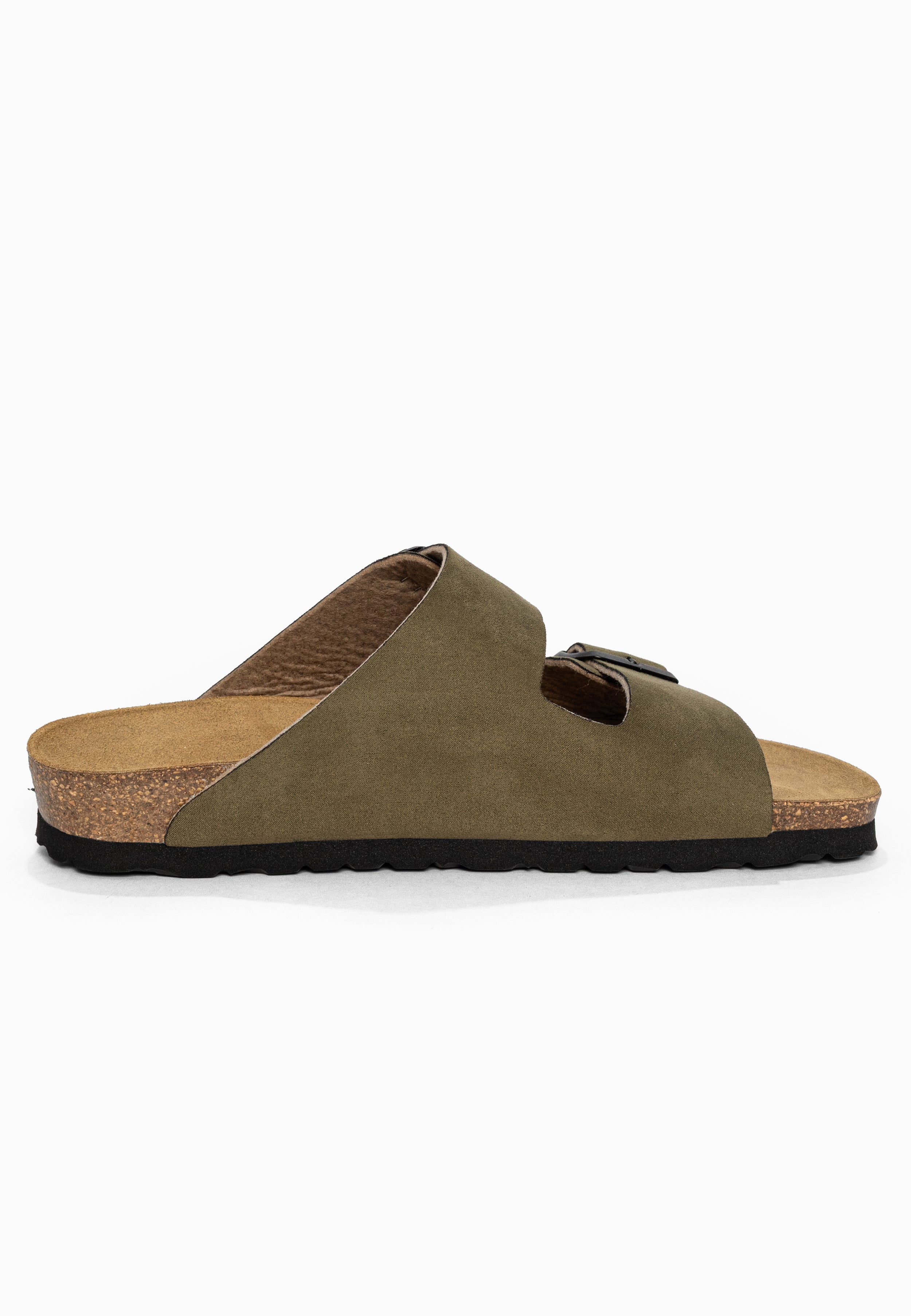 Sandales 2 Brides Atlas Kaki Bayton pour Femme