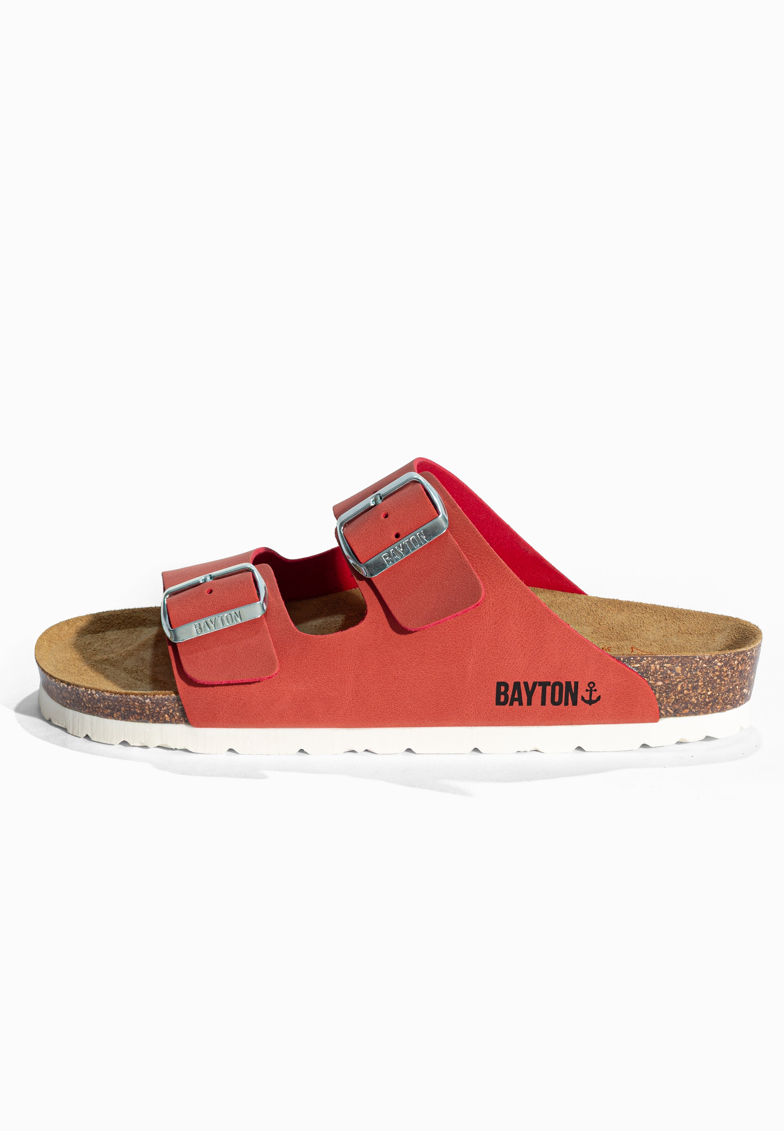 Sandales 2 Brides Atlas Corail Bayton pour Femme