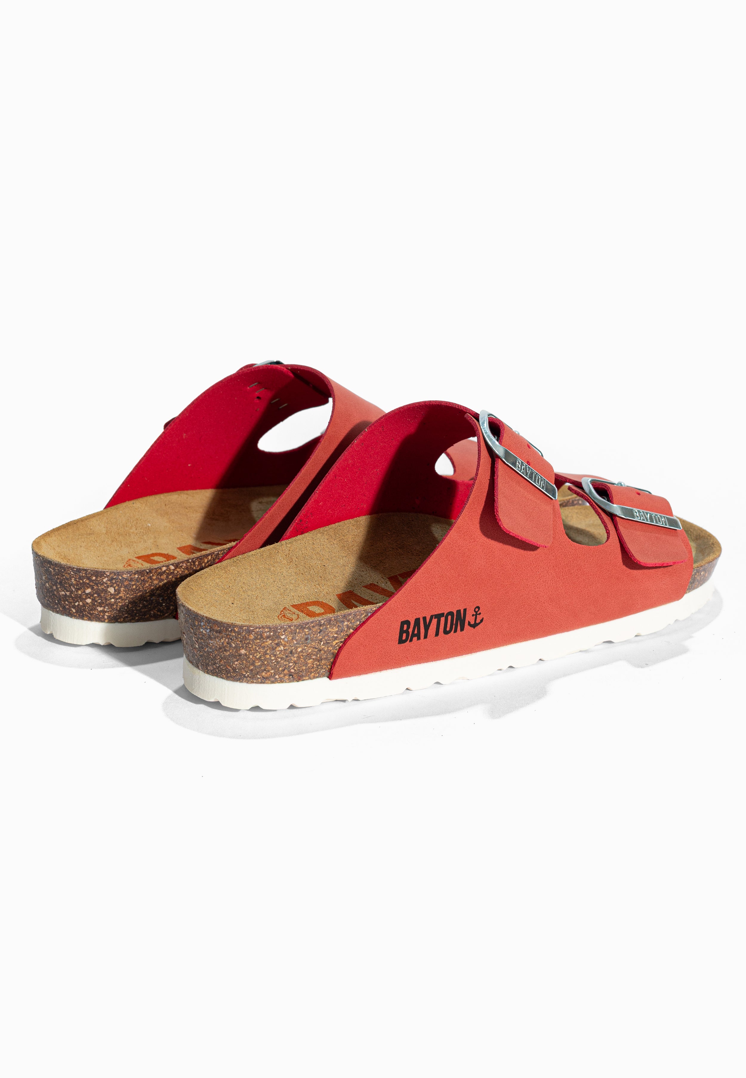 Sandales 2 Brides Atlas Corail Bayton pour Femme