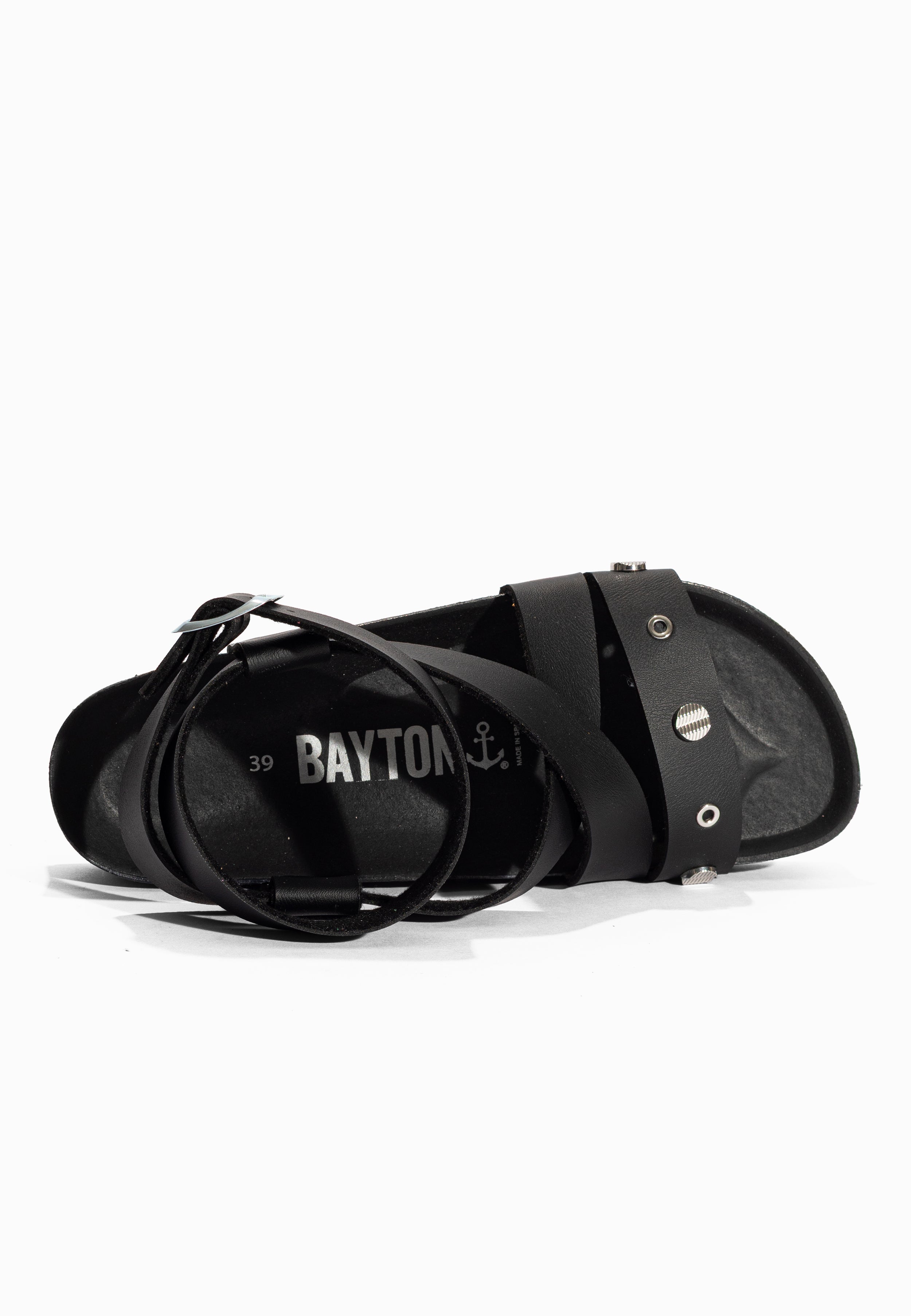 Sandales à Plateforme Mylene Noir Bayton pour Femme