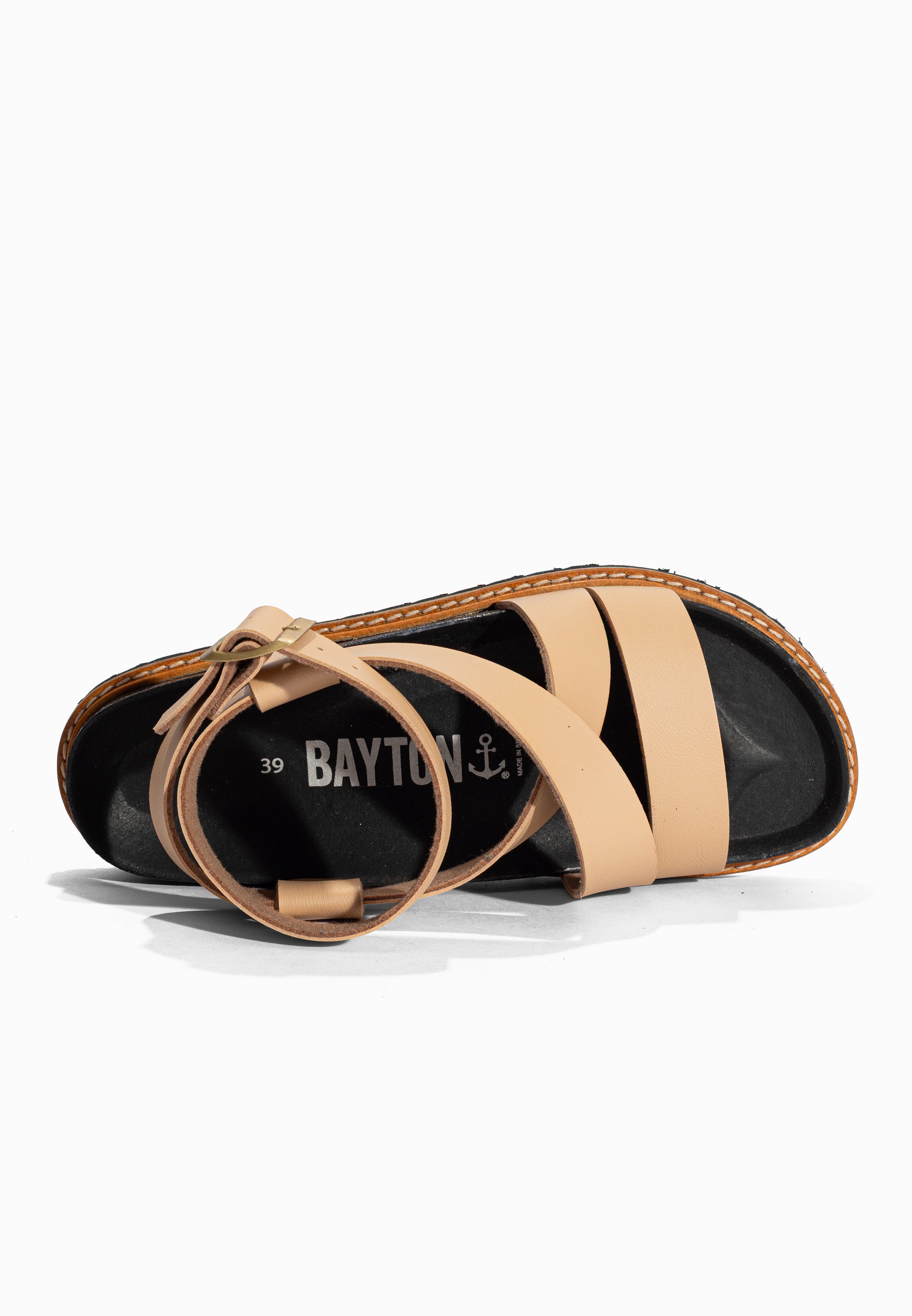 Sandales Multi-Brides Myla Beige Bayton pour Femme