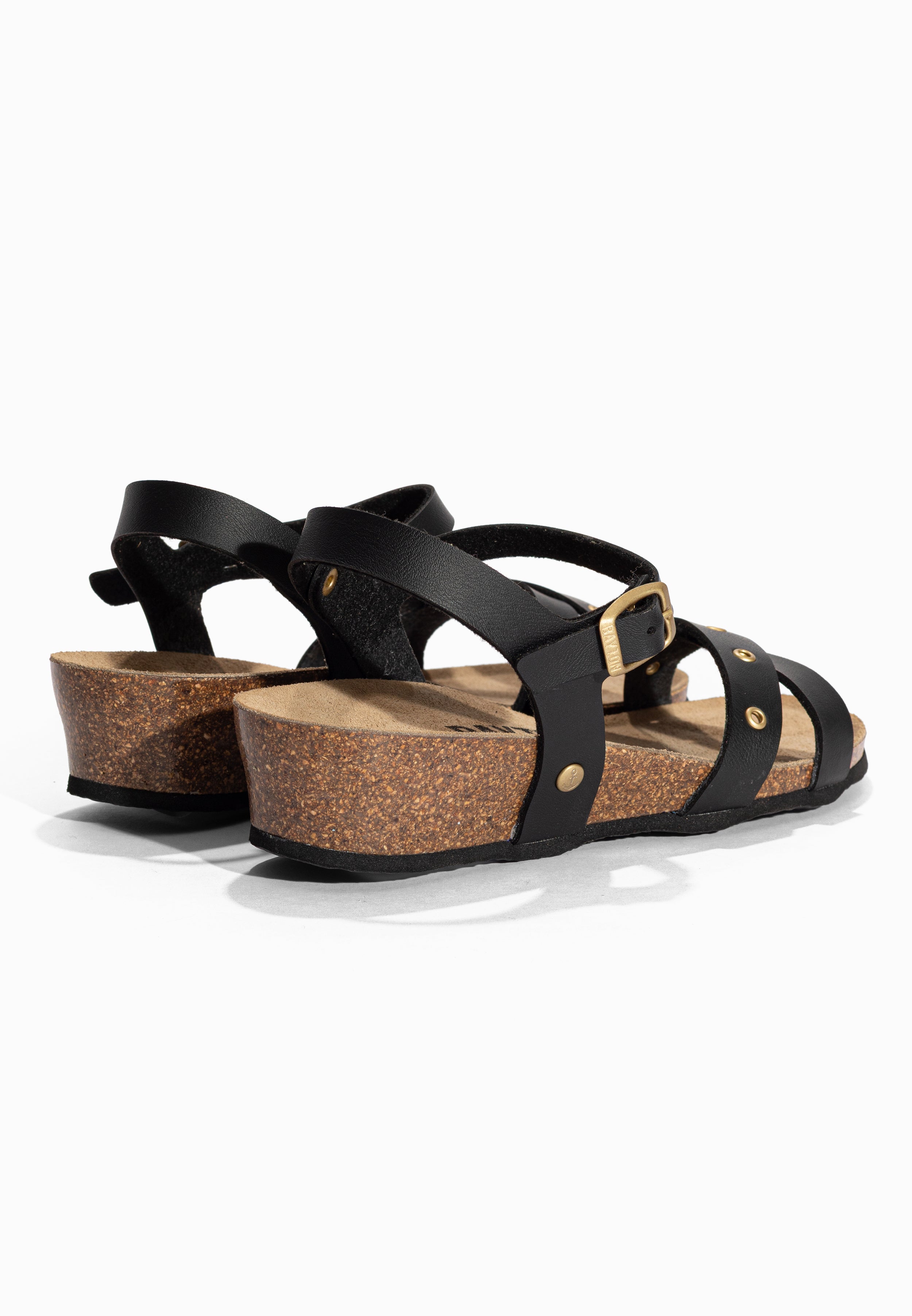 Sandales Compensées et Semi-compensées Candice Noir Bayton pour Femme