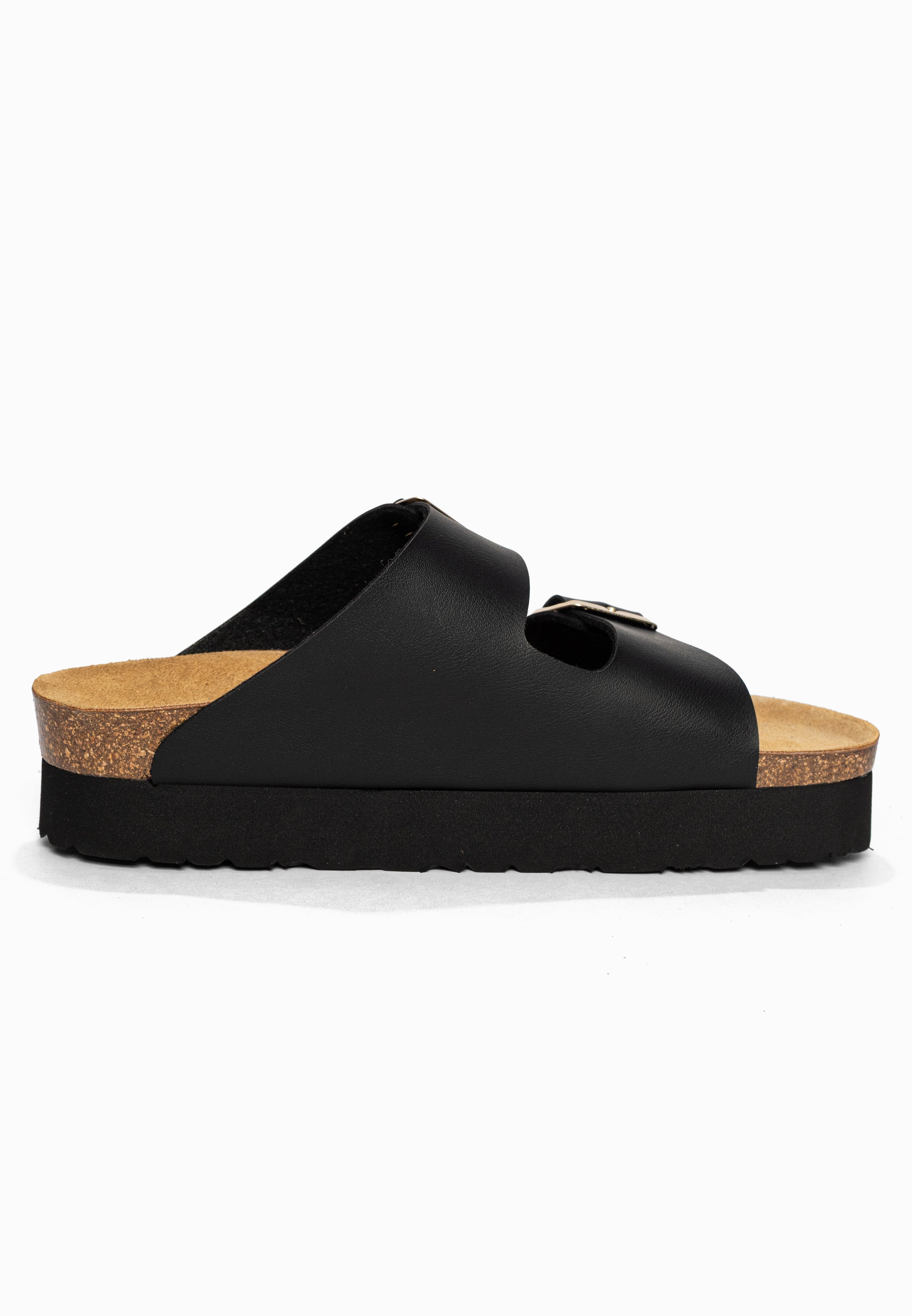 Sandales à Plateforme Julia Noir Bayton pour Femme