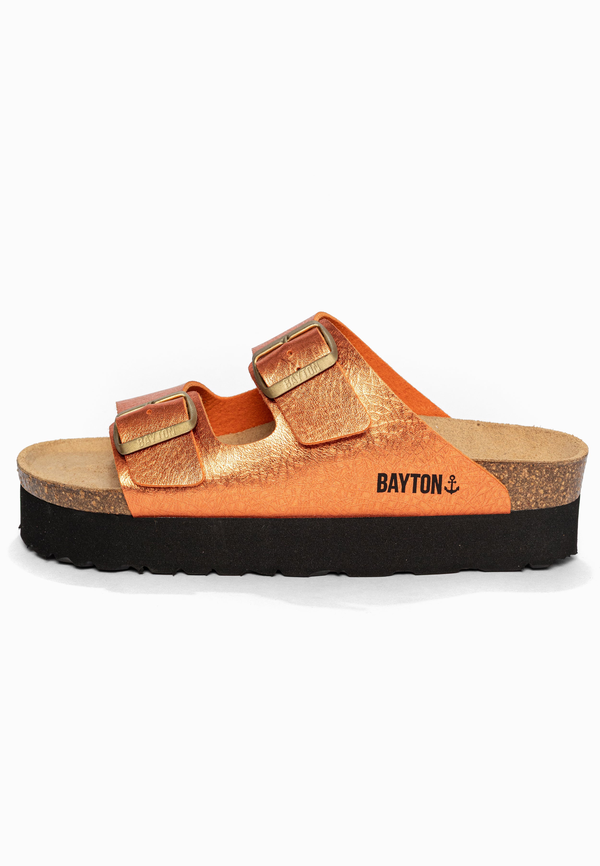 Sandales à Plateforme Japet Orange Bayton pour Femme