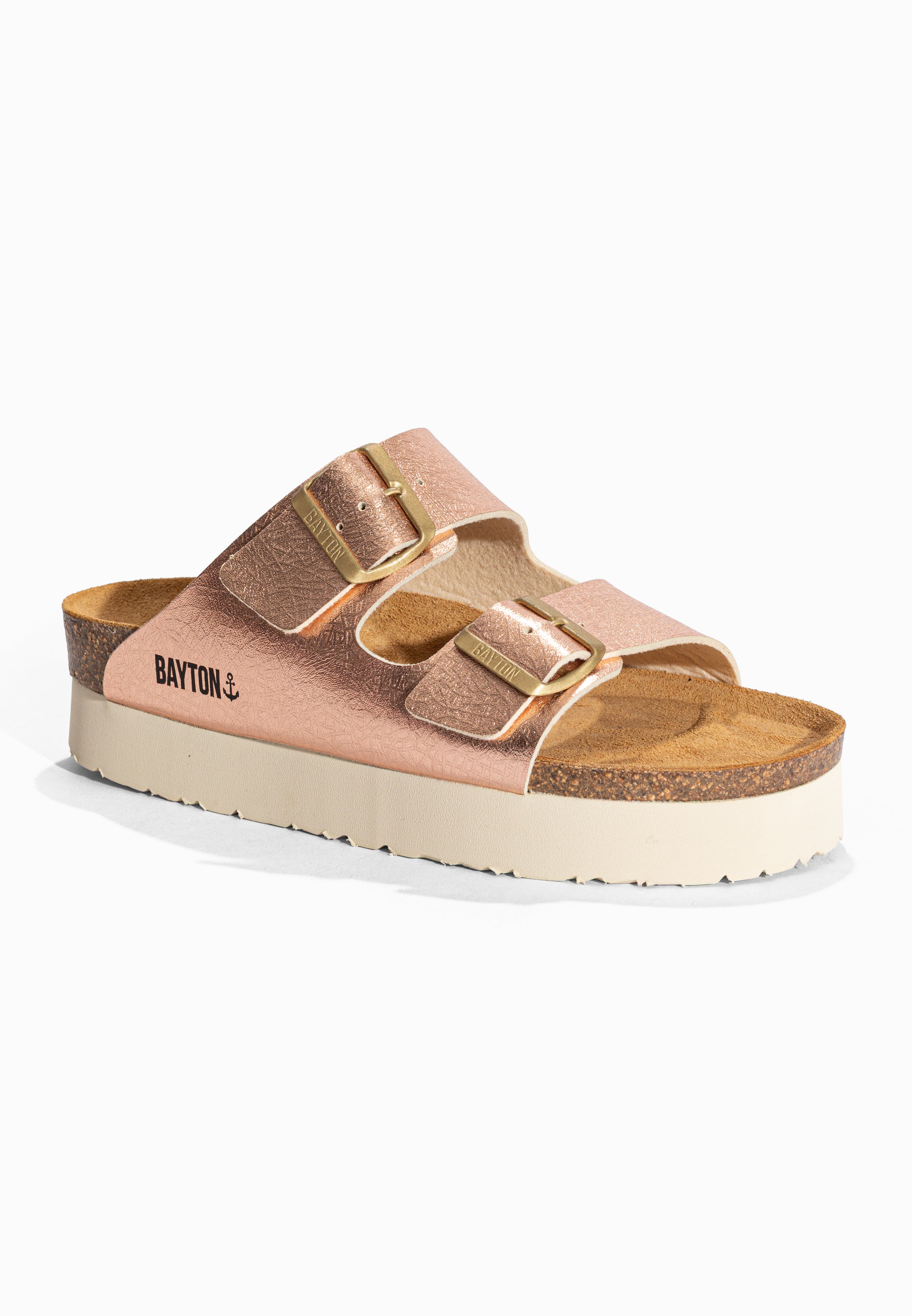 Sandales à Plateforme Japet Rose gold Bayton pour Femme