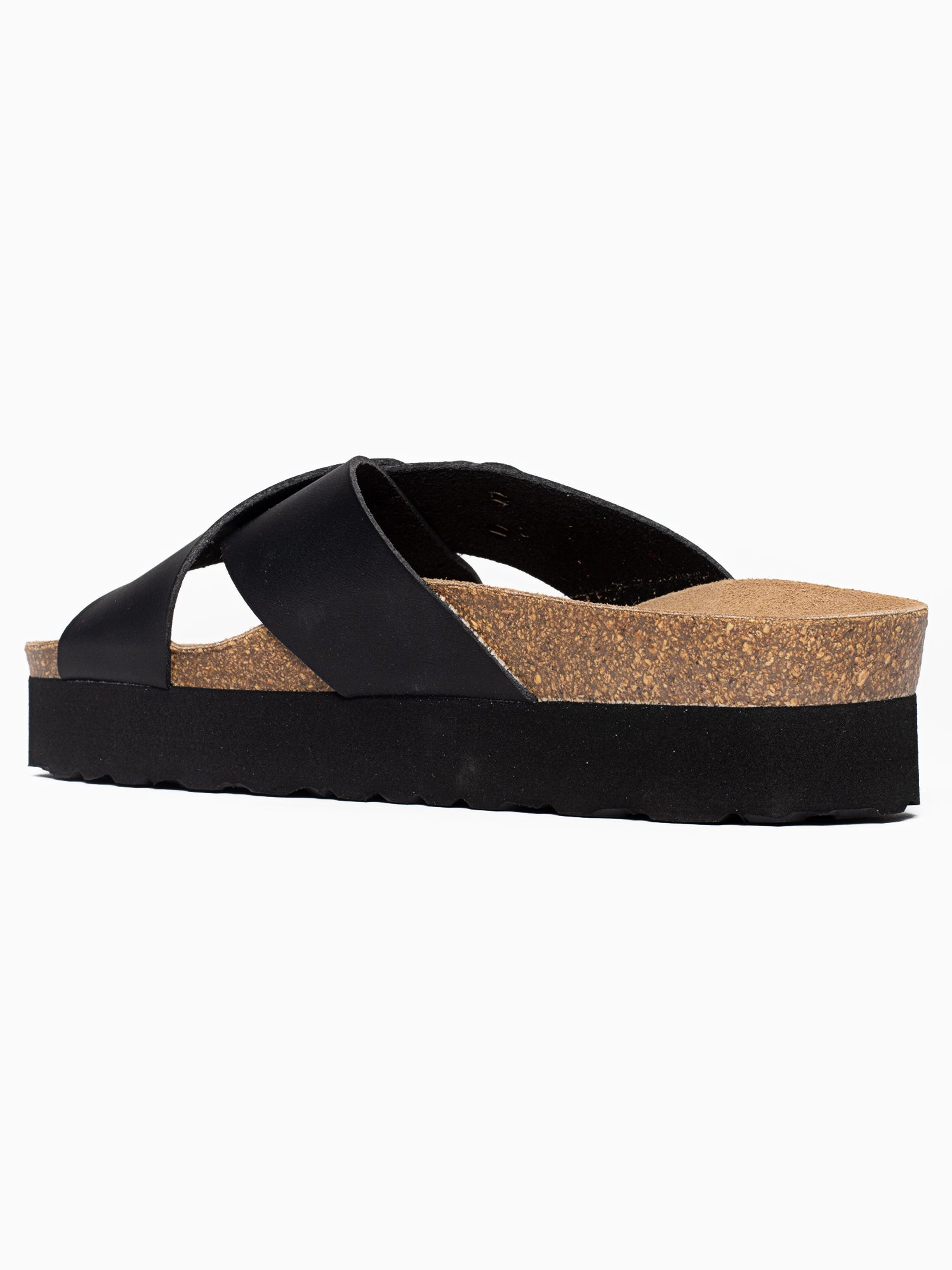 Ajax Black Platform Sandals