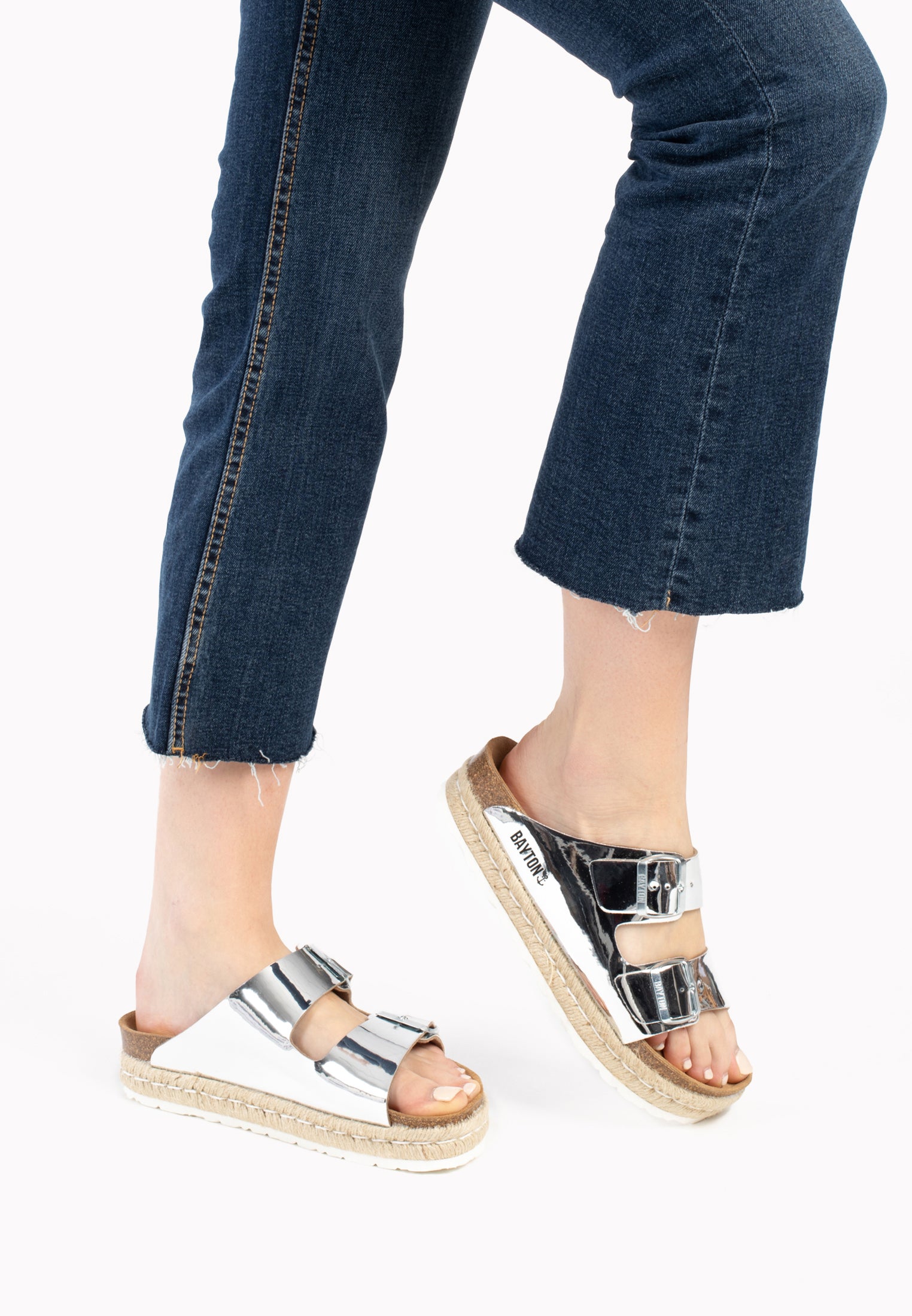 Alcee Silver Platform Sandals