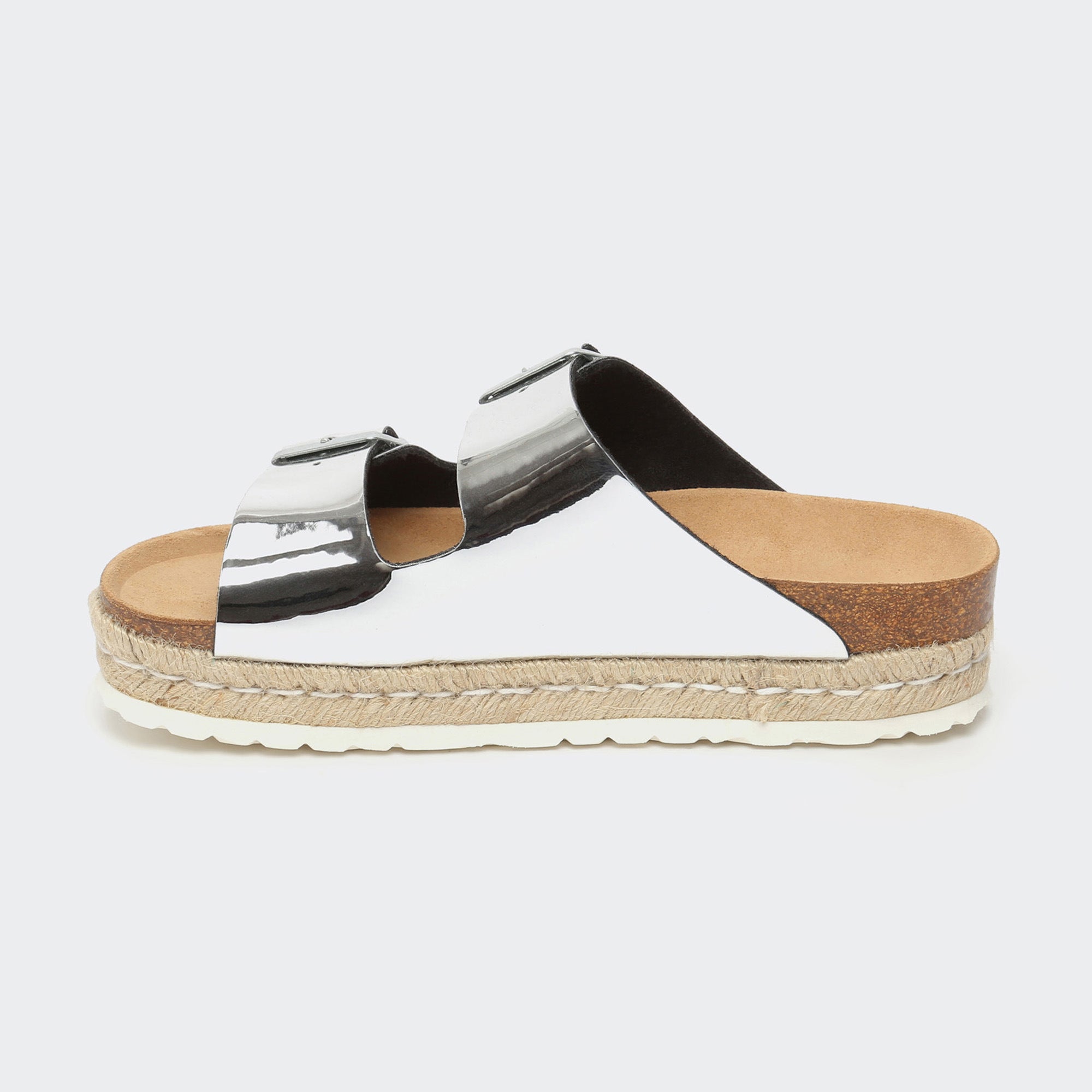 Alcee Silver Platform Sandals
