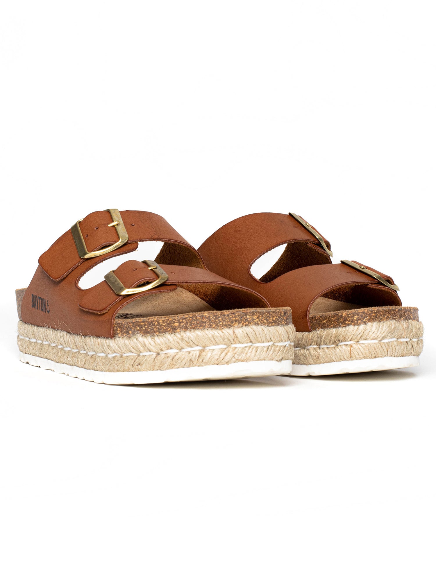 Sandales Alcee Camel à Plateforme