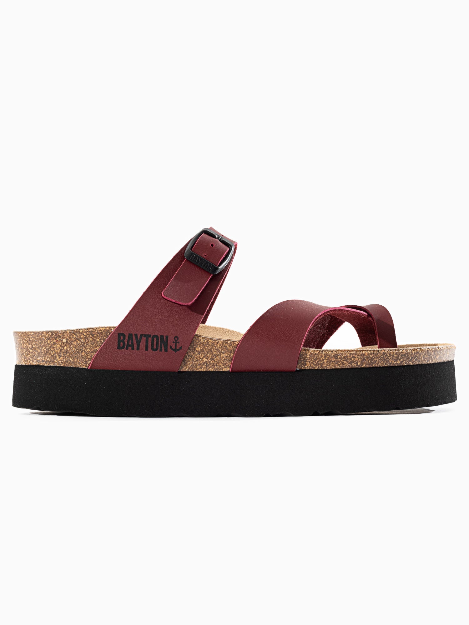 Sandales Andromac Bordeaux à Plateforme