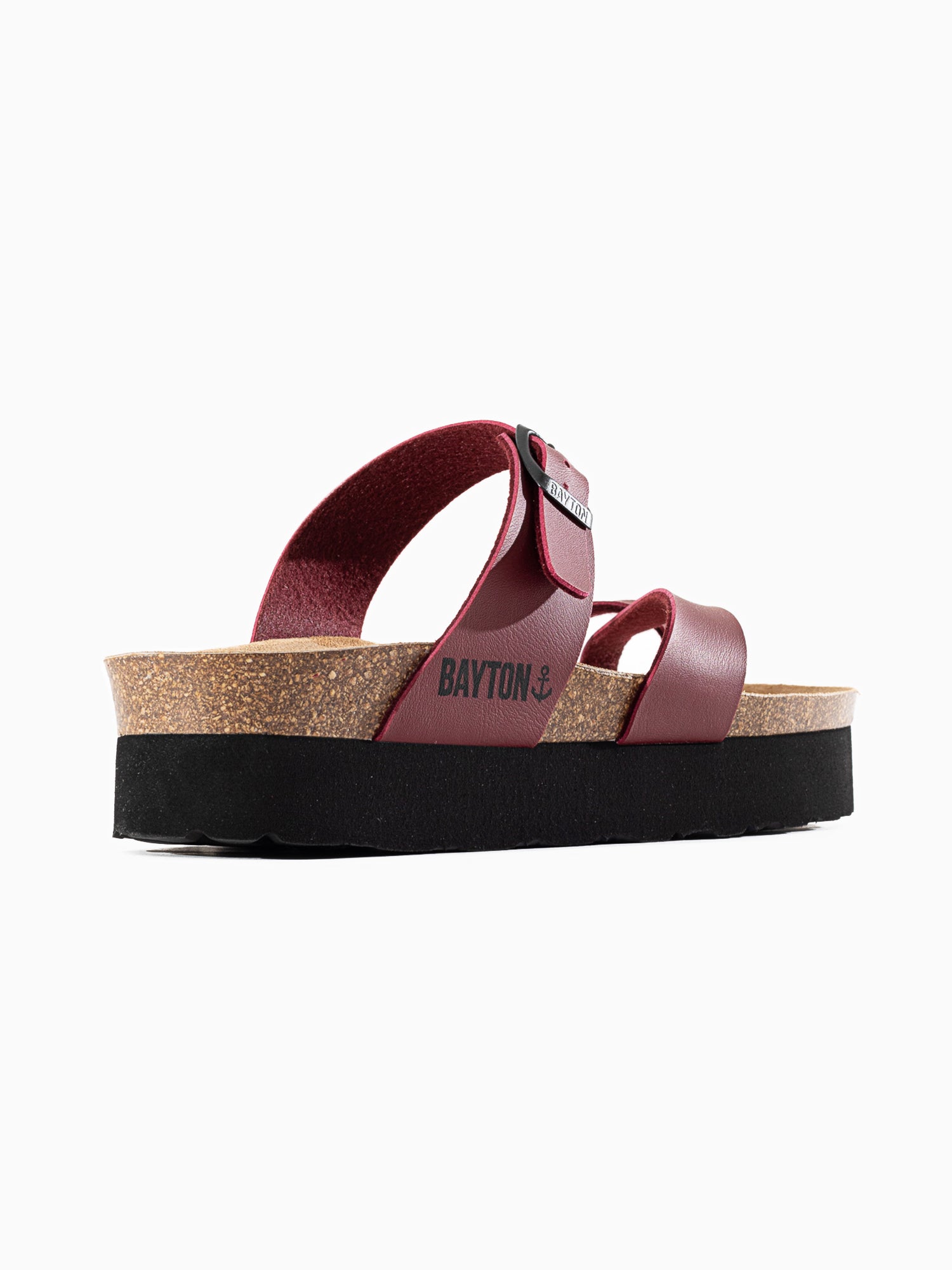 Sandales Andromac Bordeaux à Plateforme