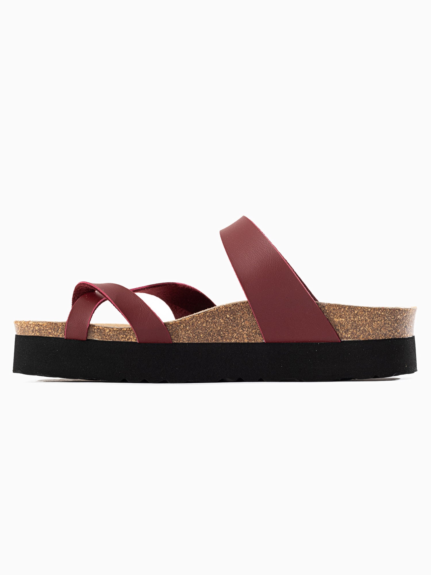 Sandalias Plataforma Andromac Burdeos