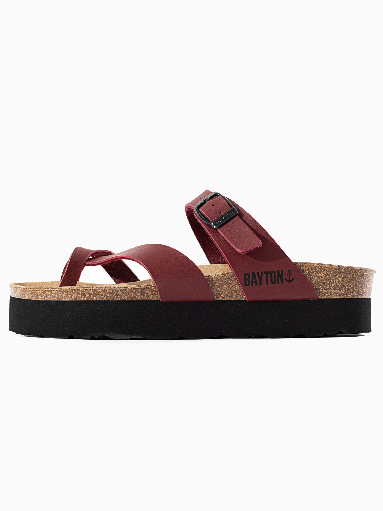 Sandalias Plataforma Andromac Burdeos