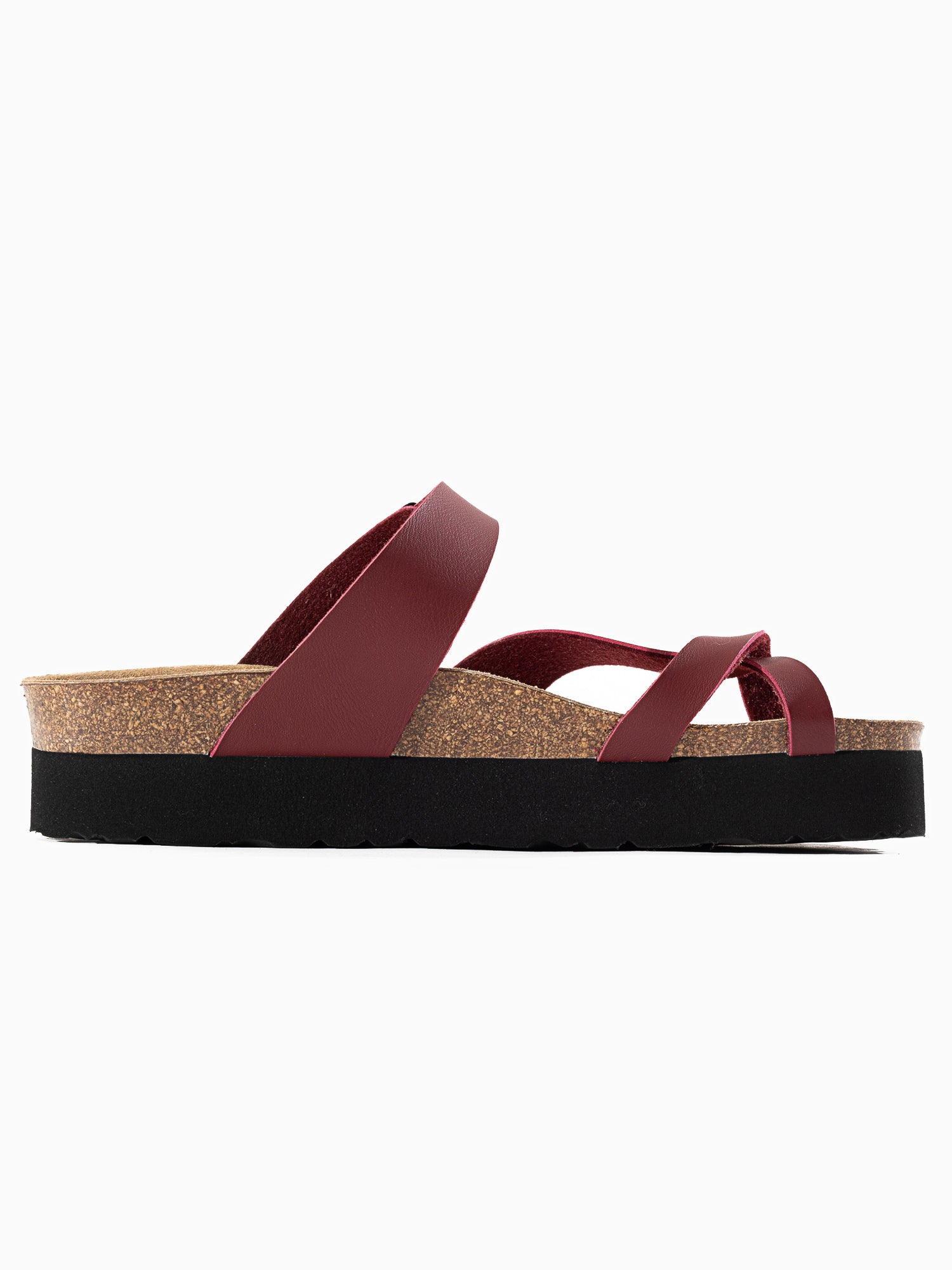 Sandalias Plataforma Andromac Burdeos