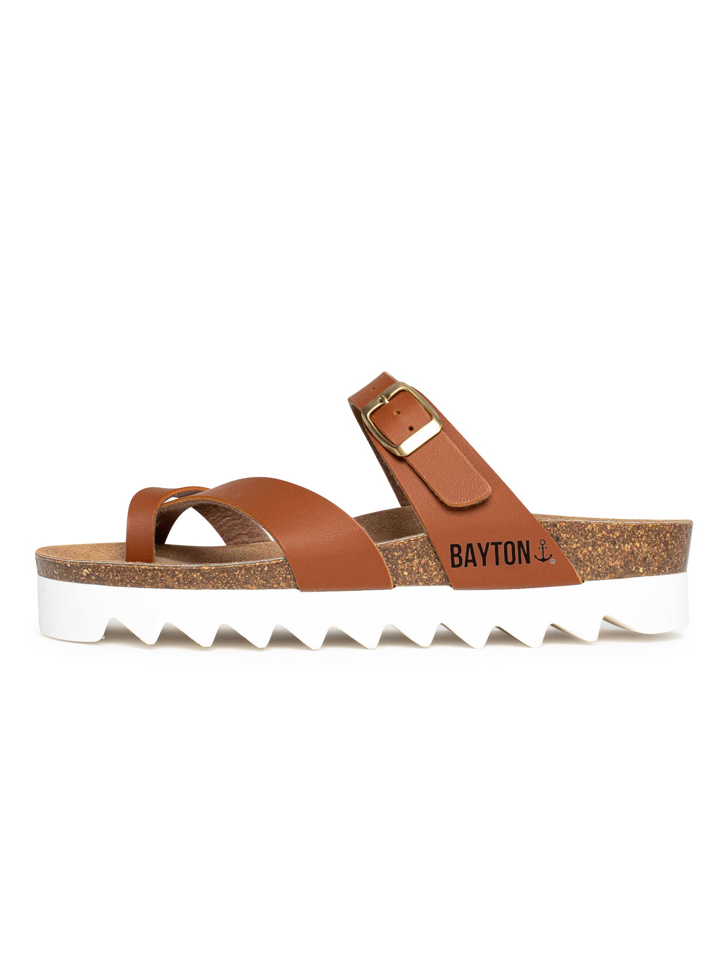 Andromac Camel Platform Sandals