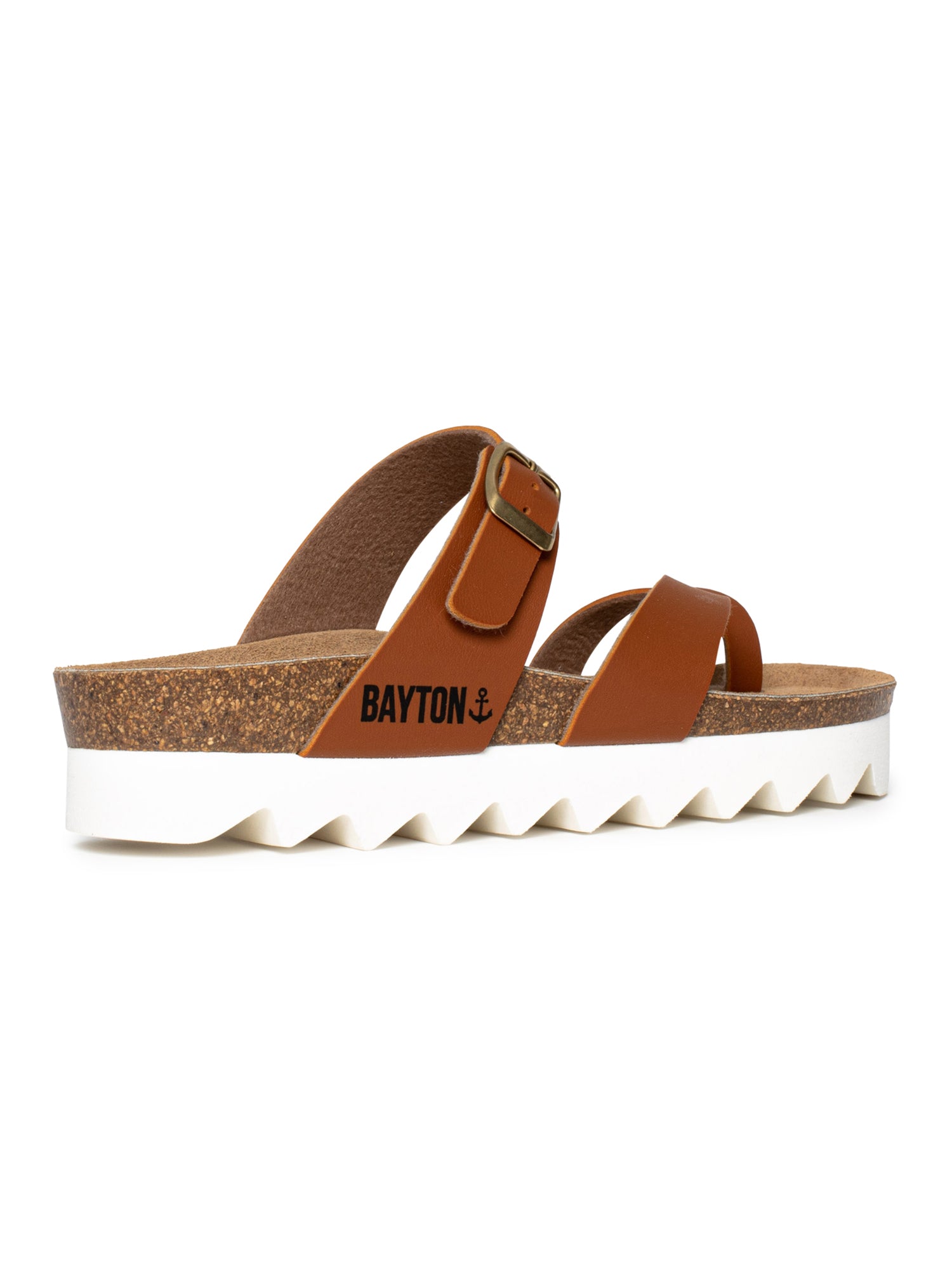 Andromac Camel Platform Sandals