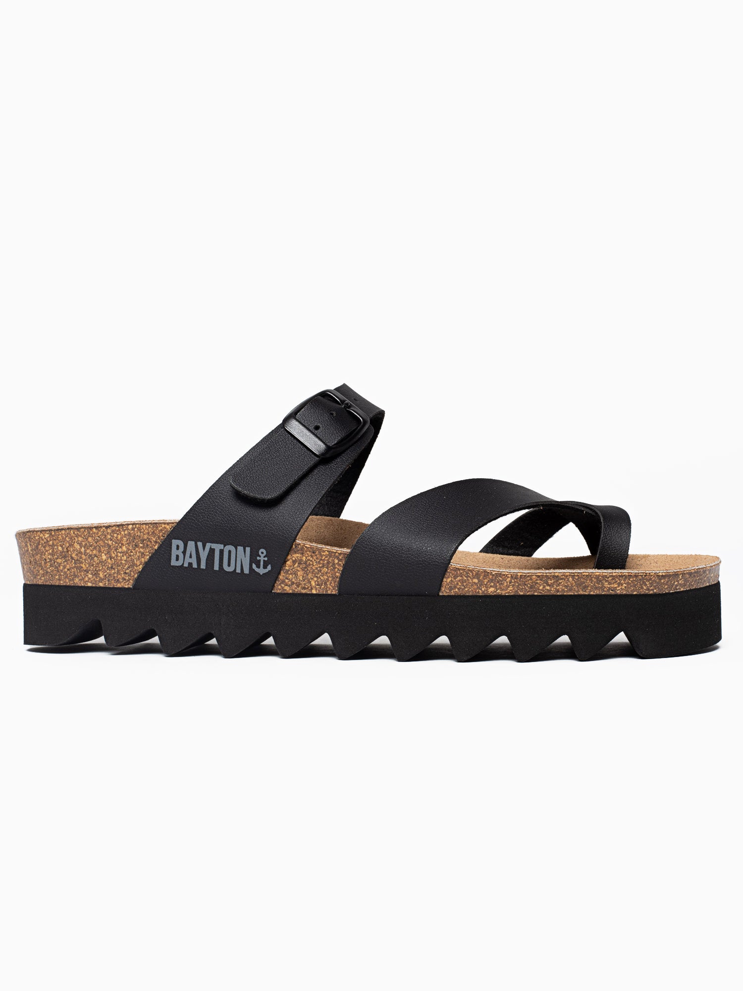 Sandalias Plataforma Andromac Negro