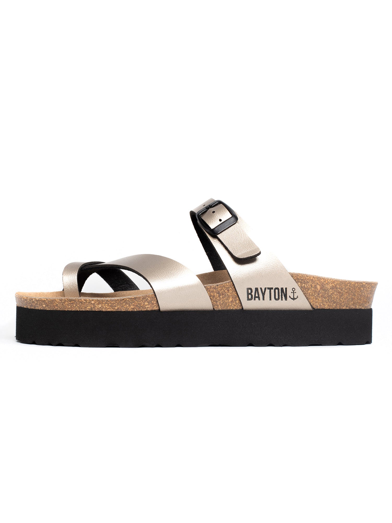 Sandalias con plataforma Andromac Platinium