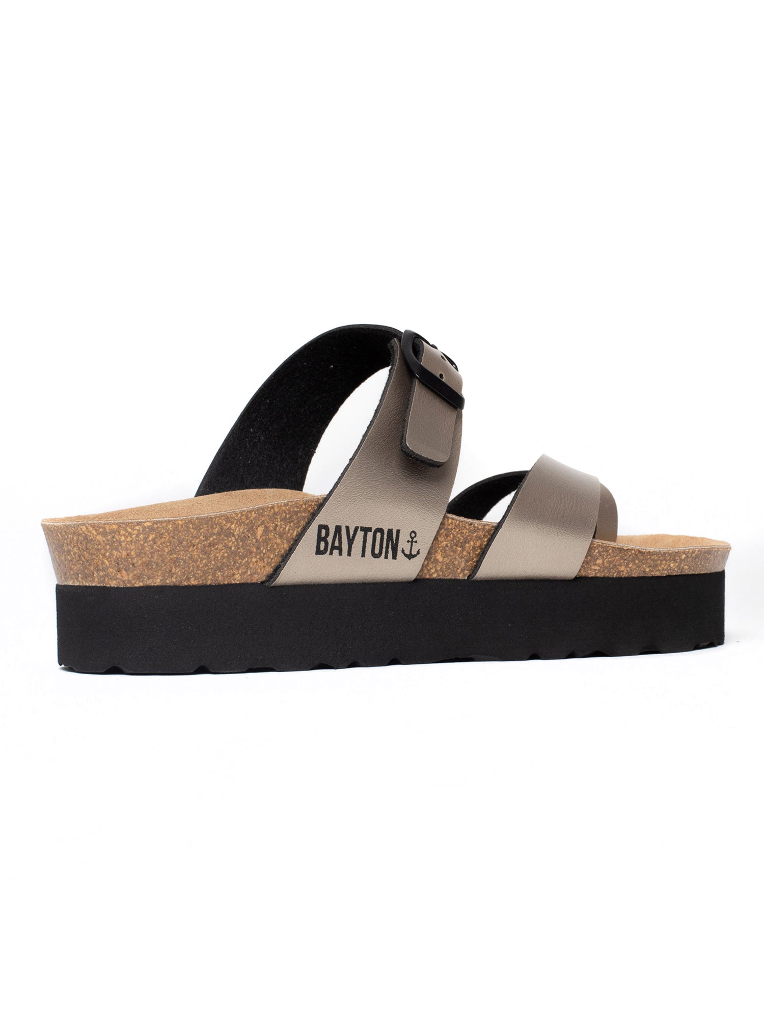 Sandales Andromac Platinium à Plateforme