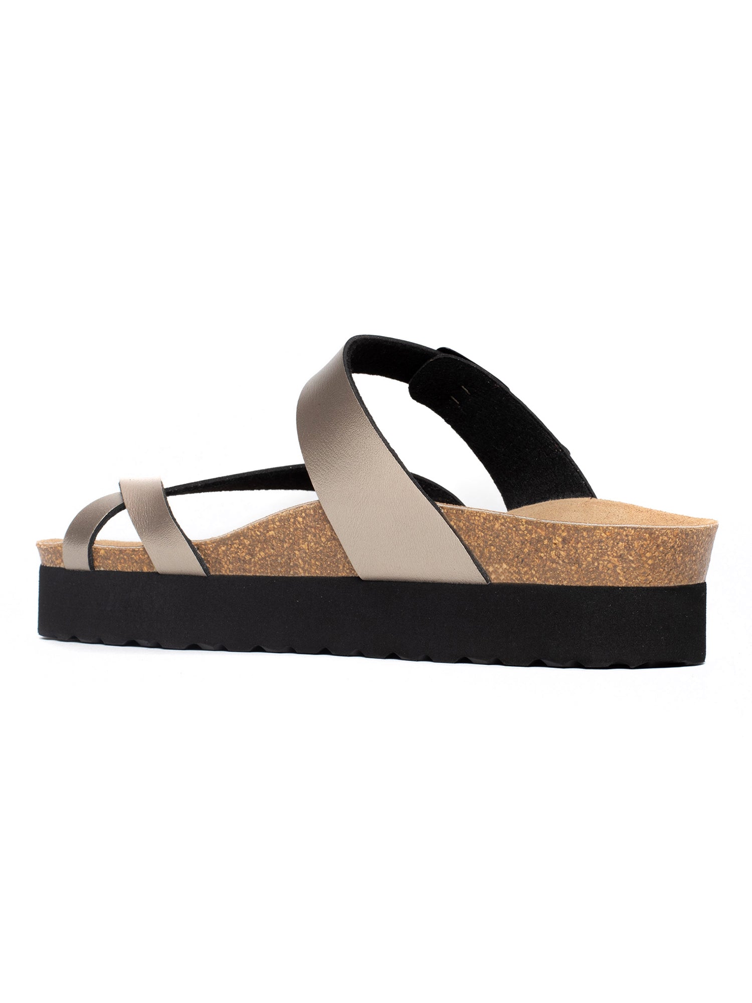 Sandalias con plataforma Andromac Platinium