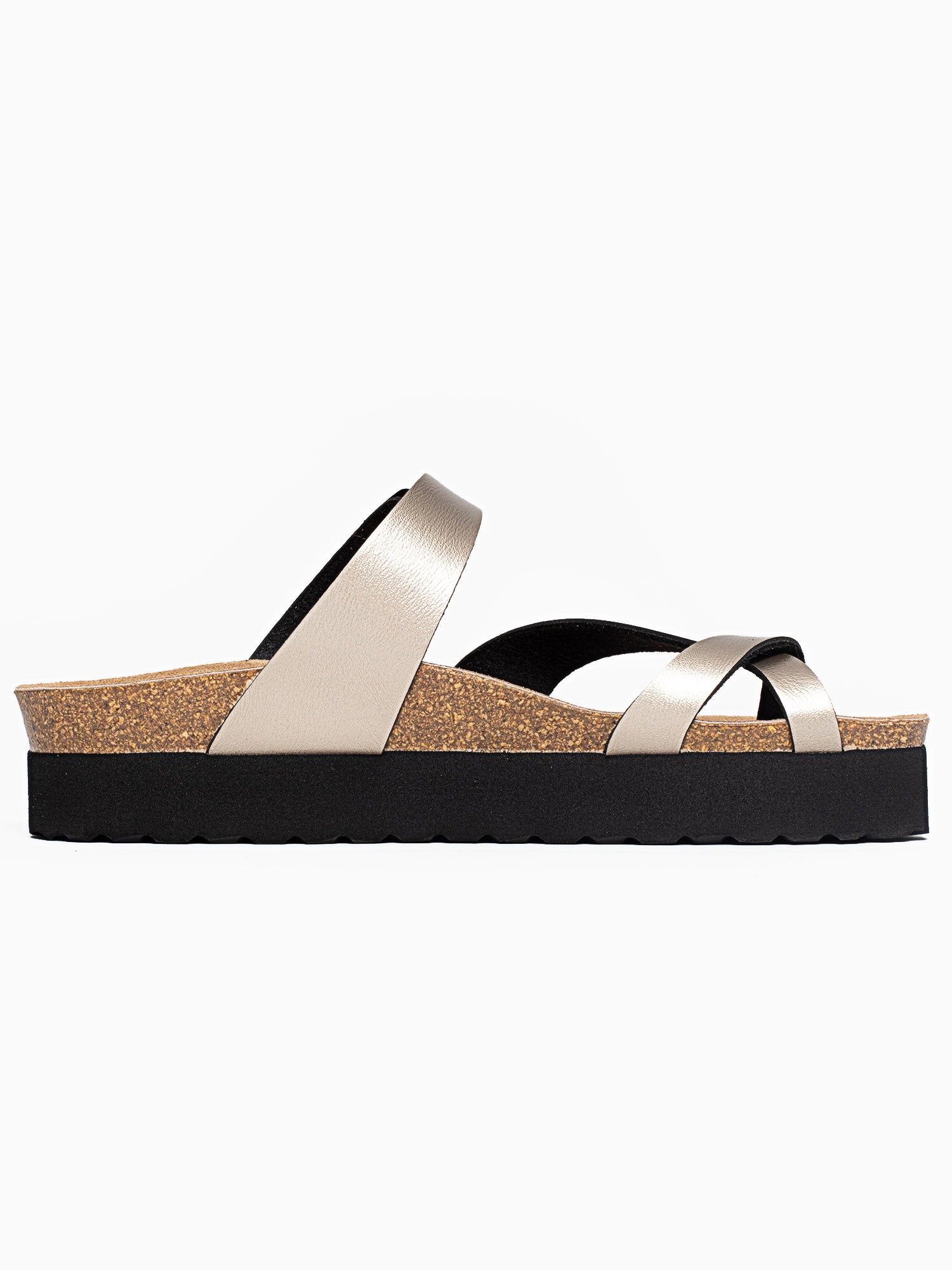 Sandalias con plataforma Andromac Platinium
