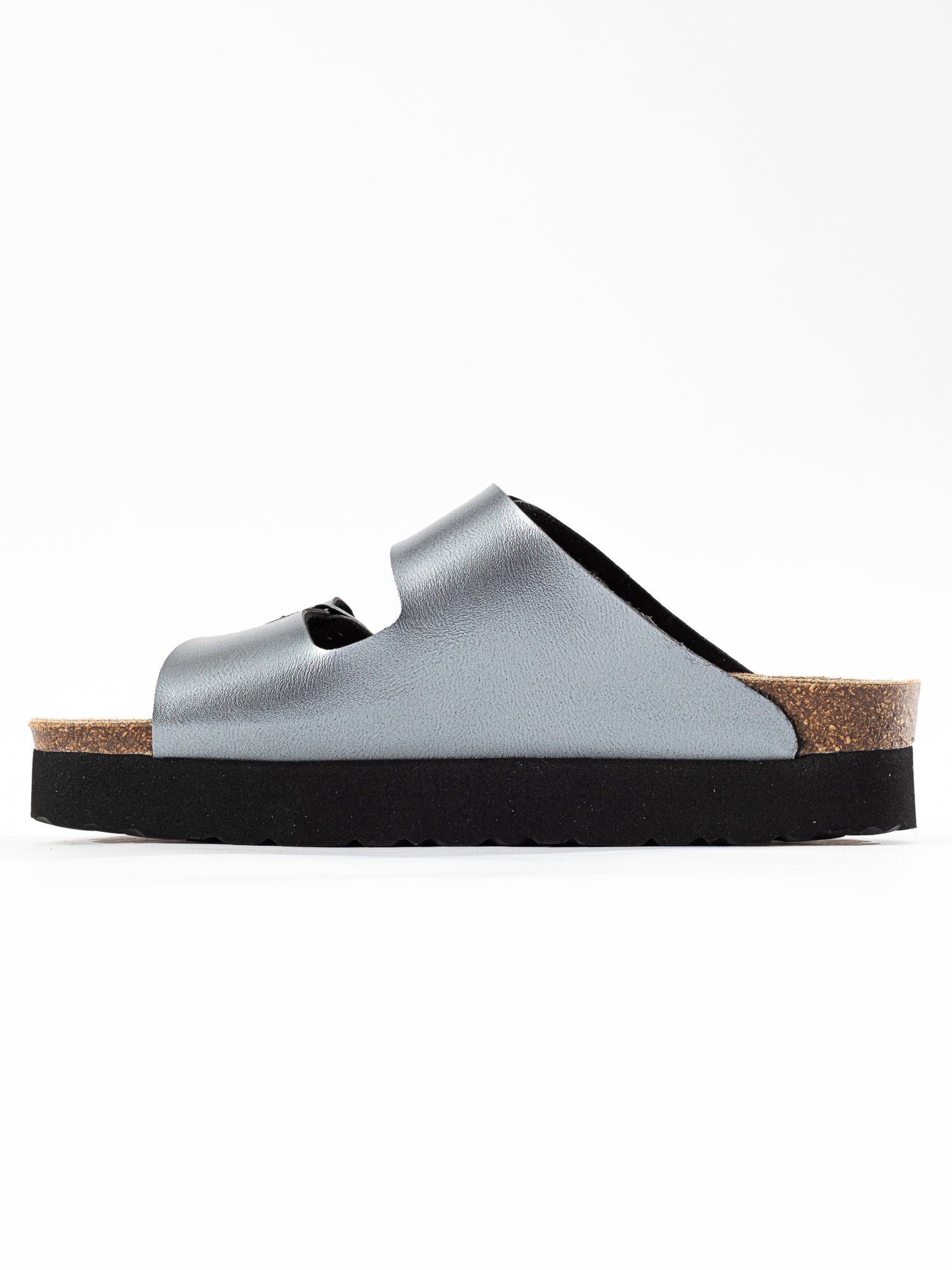 Sandalias con plataforma Japet plateadas oscuras