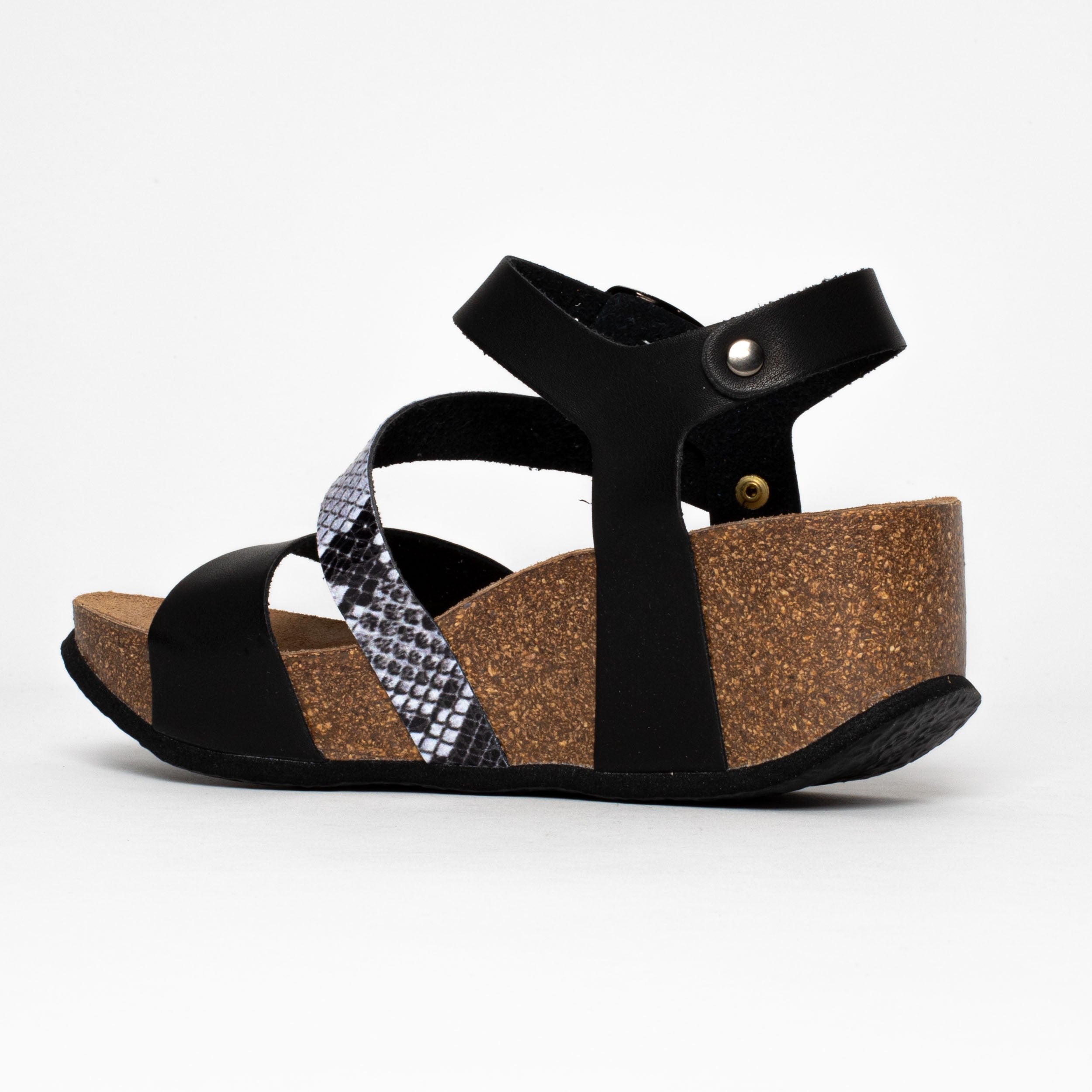 Sandales Selene Léopard Compensées et Semi-compensées Bayton femme
