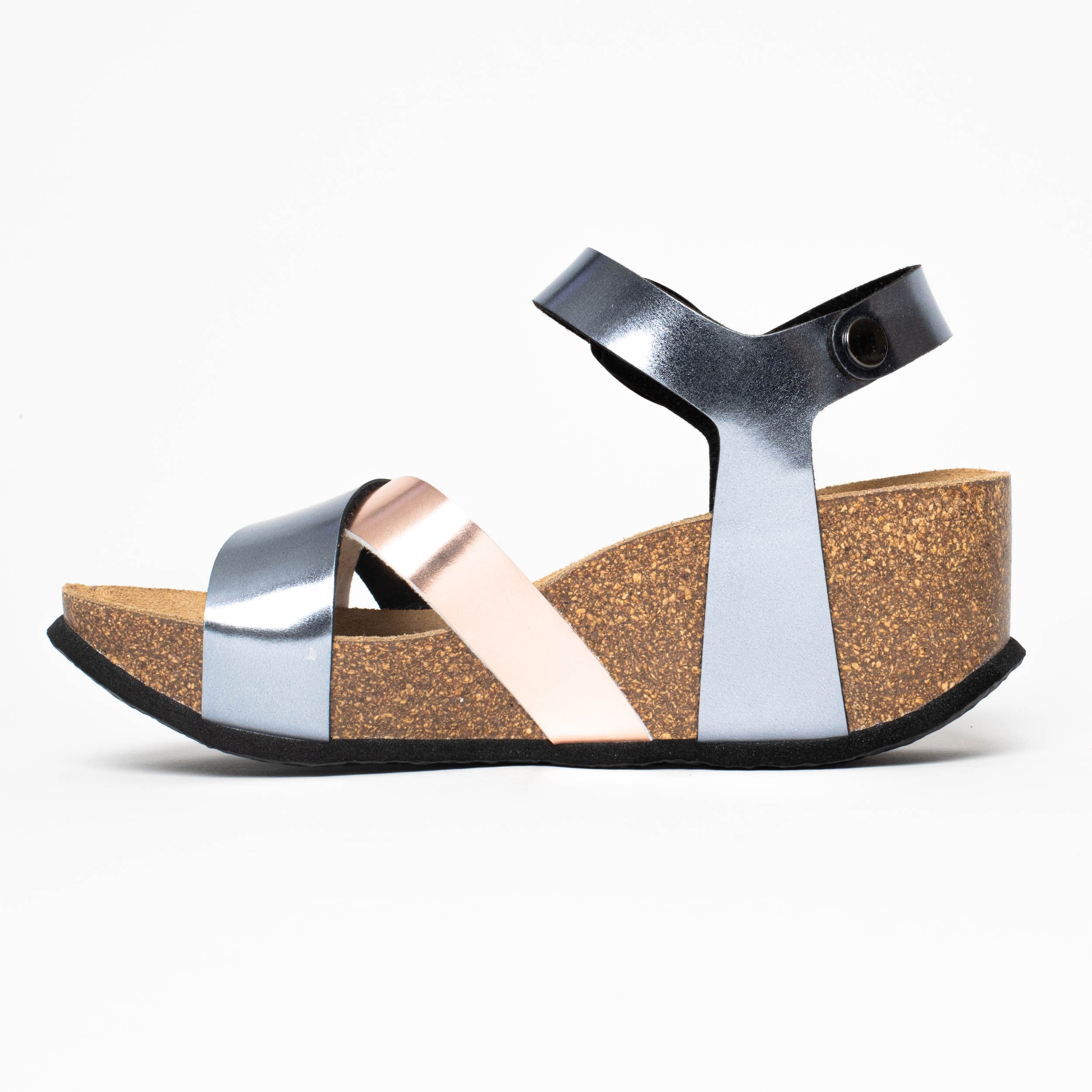 Sandales Gijon Camel Compensées et Semi-compensées Bayton femme