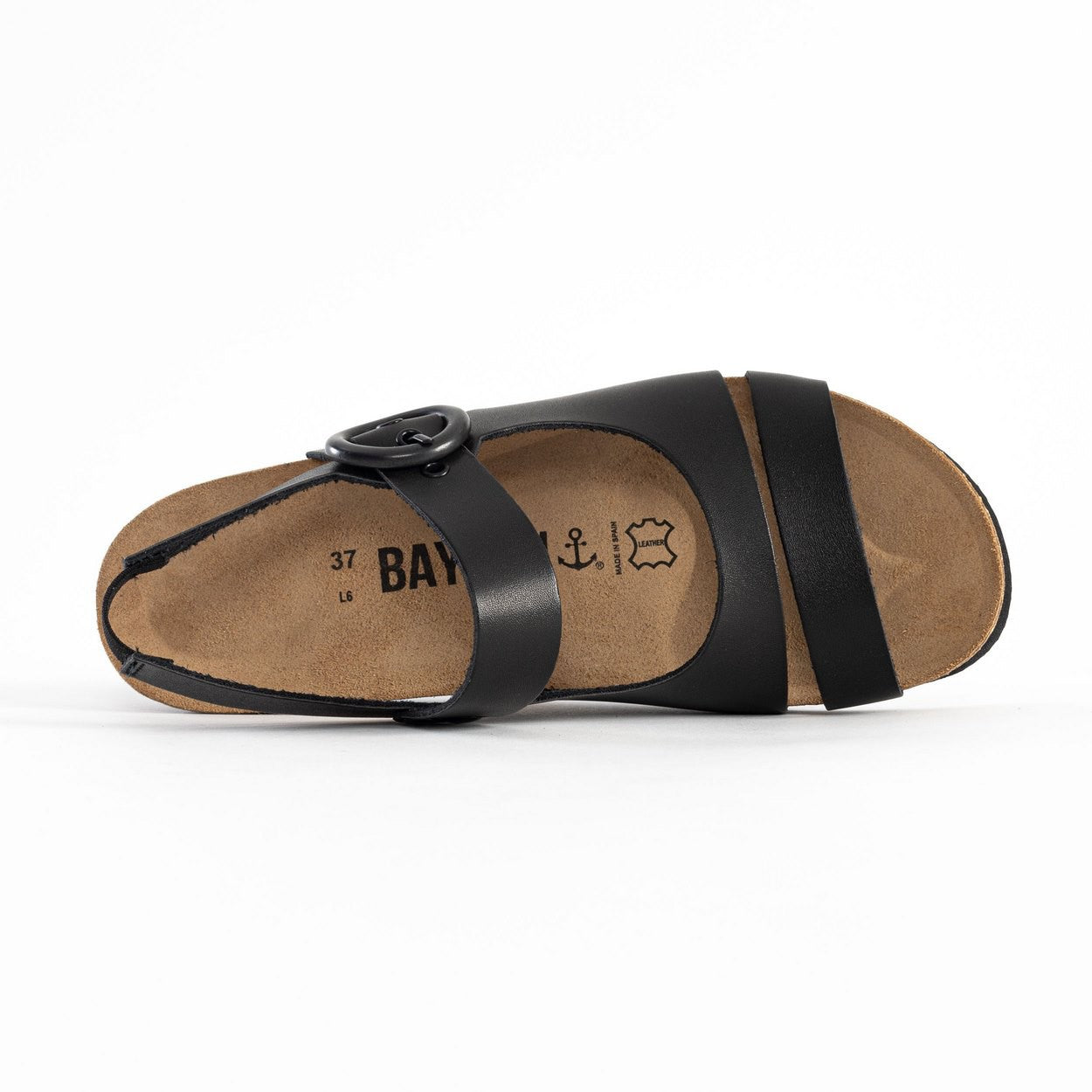 Sandales Agueda Noir Compensées et Semi-compensées Bayton femme