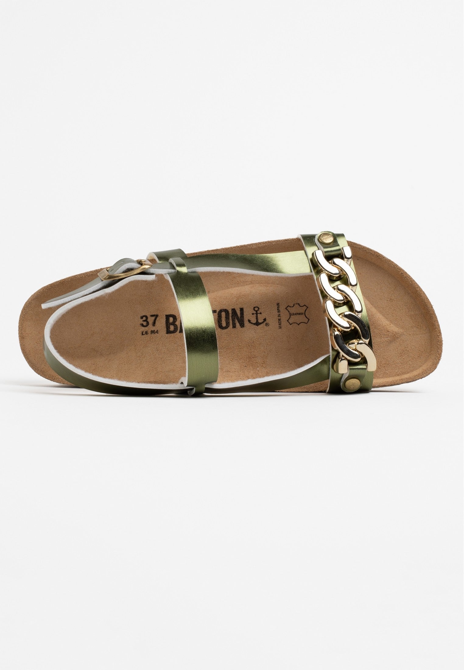 Sandales-Ramatuelle-Vert-Multi-Brides-Bayton-femme