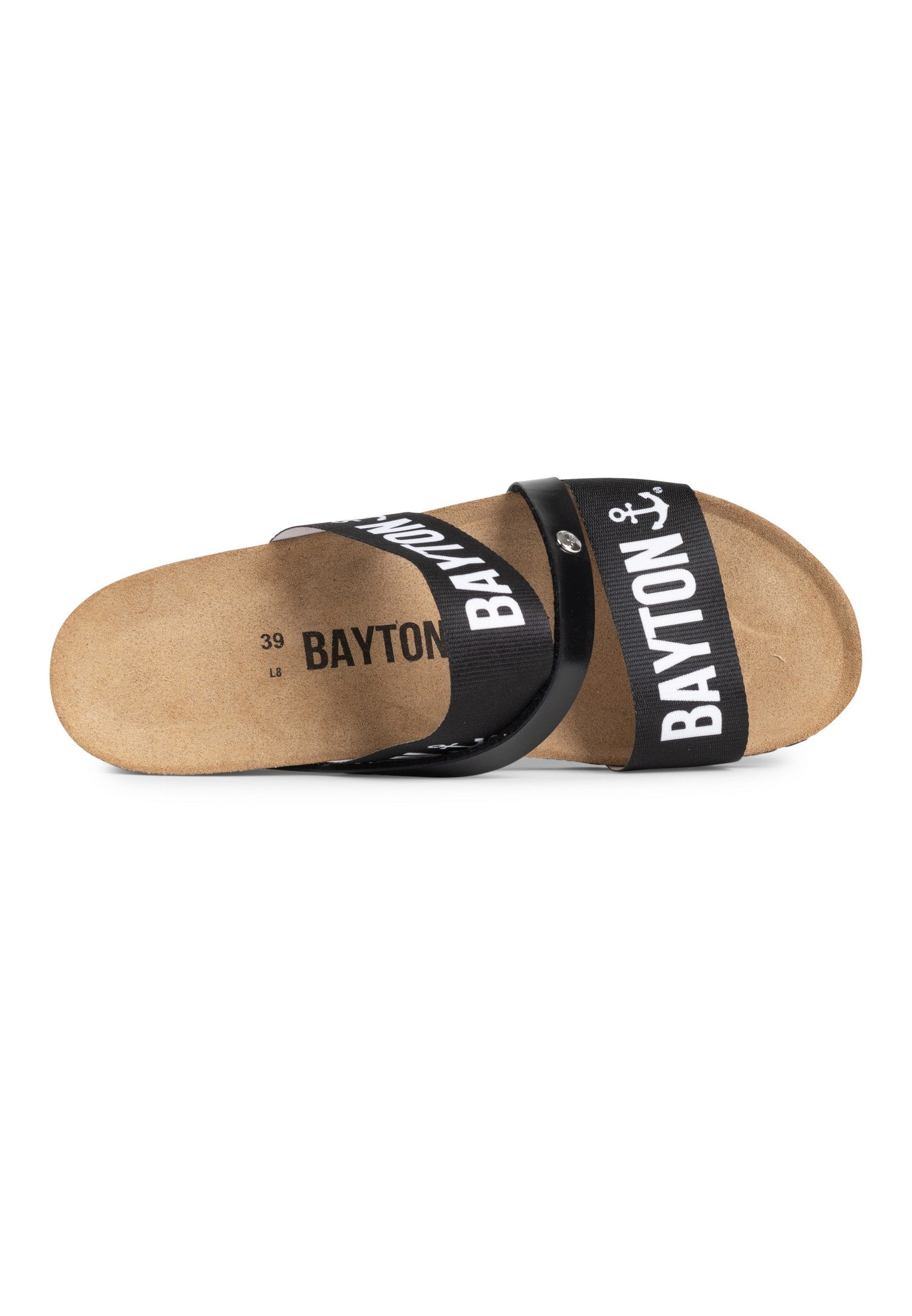 Sandales Edimbourg Bleu Marine Compensées et Semi-compensées Bayton femme