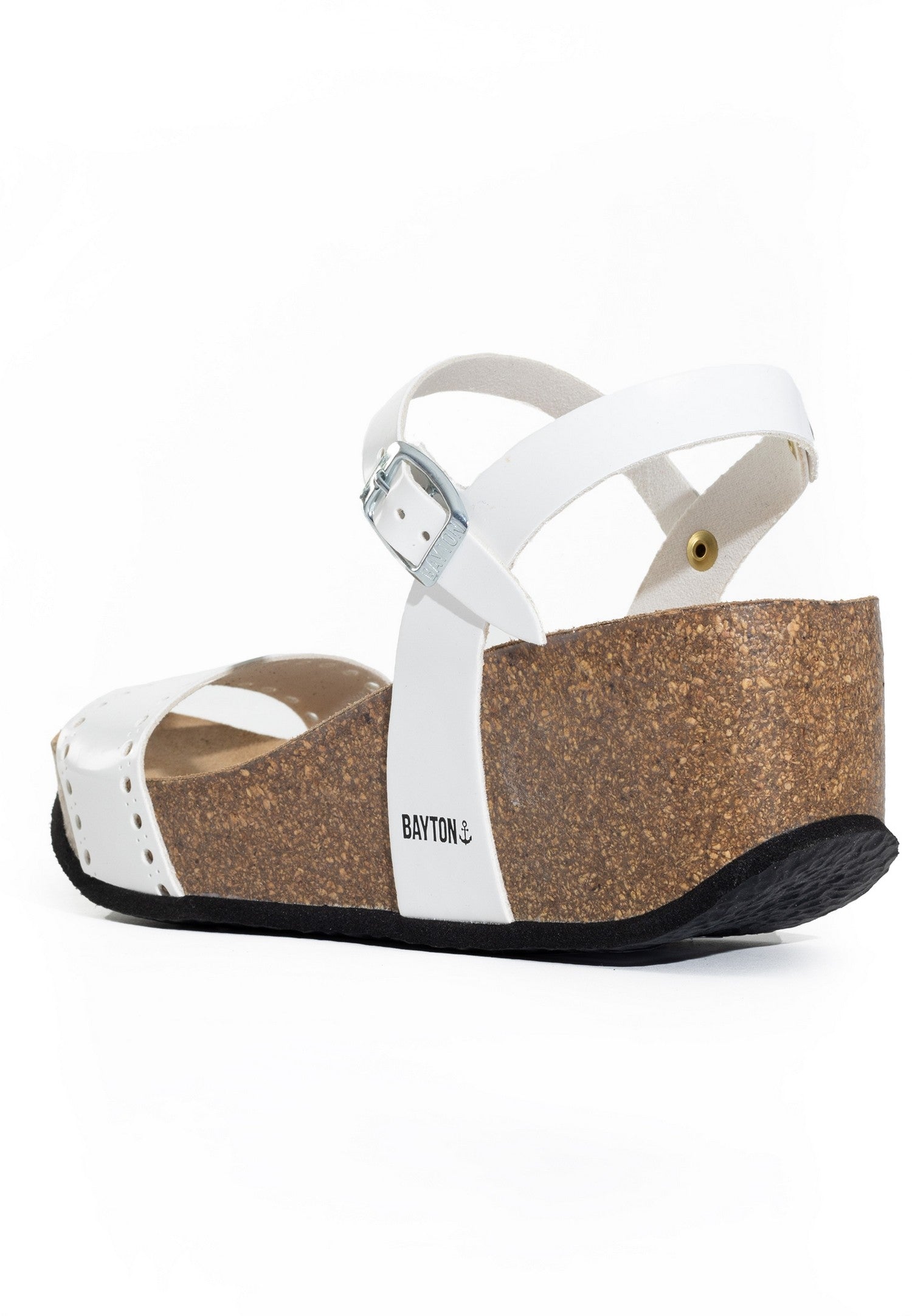 Sandales Selene Noir Compensées et Semi-compensées Bayton femme